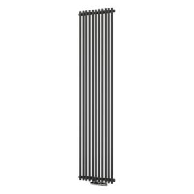 Ximax Gamba GA1800400A Grey Gas Vertical Designer Radiator, (W)400mm x (H)1800mm