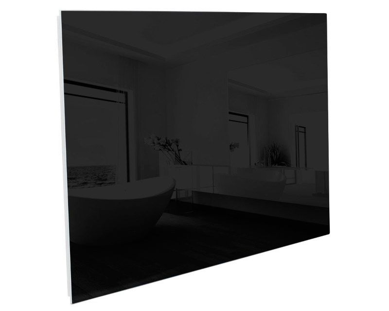 Ximax Infrared glass 41120 Black Horizontal or vertical Designer Radiator, (W)900mm x (H)600mm