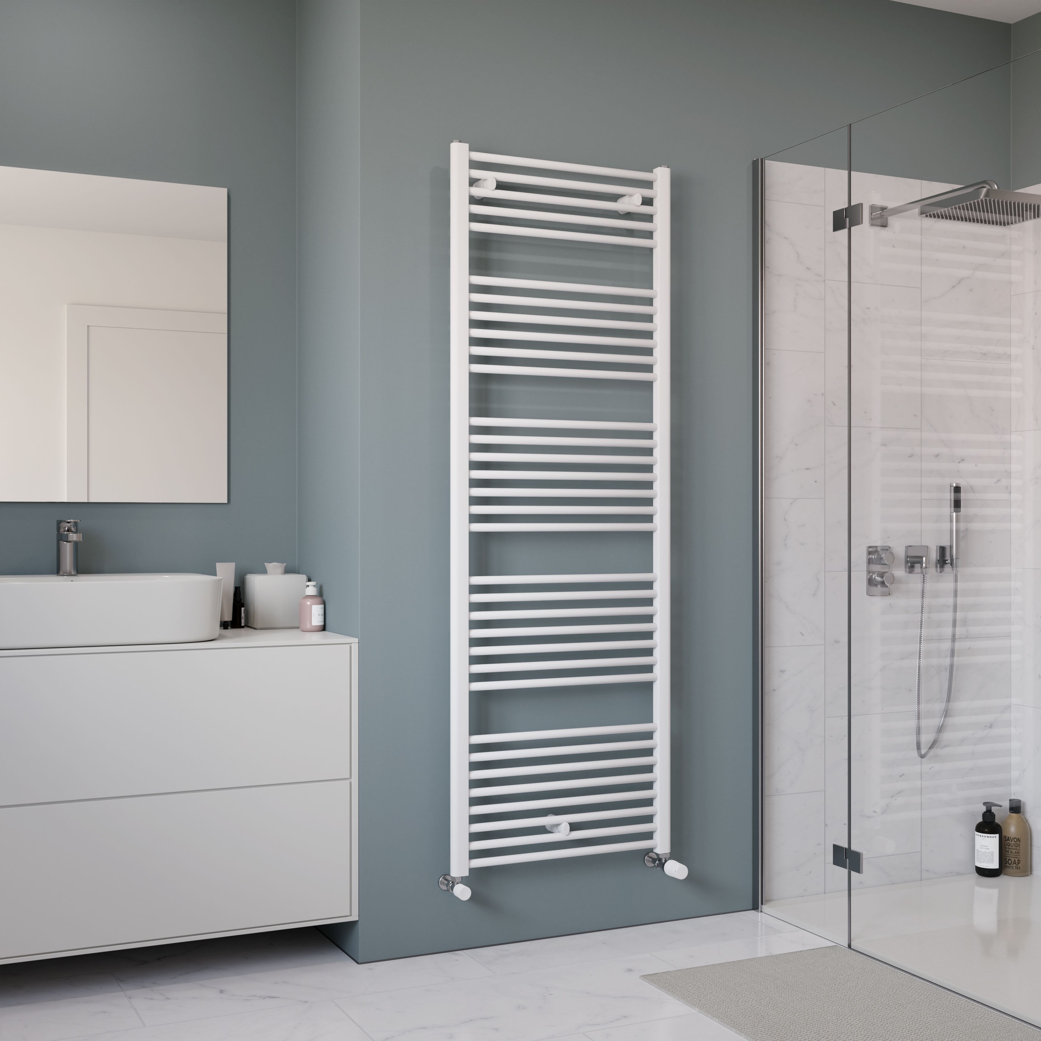 Ximax Joker JOK1140600W White Gas Vertical Designer Radiator, (W)600mm x (H)1728mm