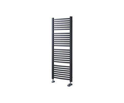 Ximax K4 Anthracite 2905BTU Vertical Towel radiator (W)580mm x (H)1710mm