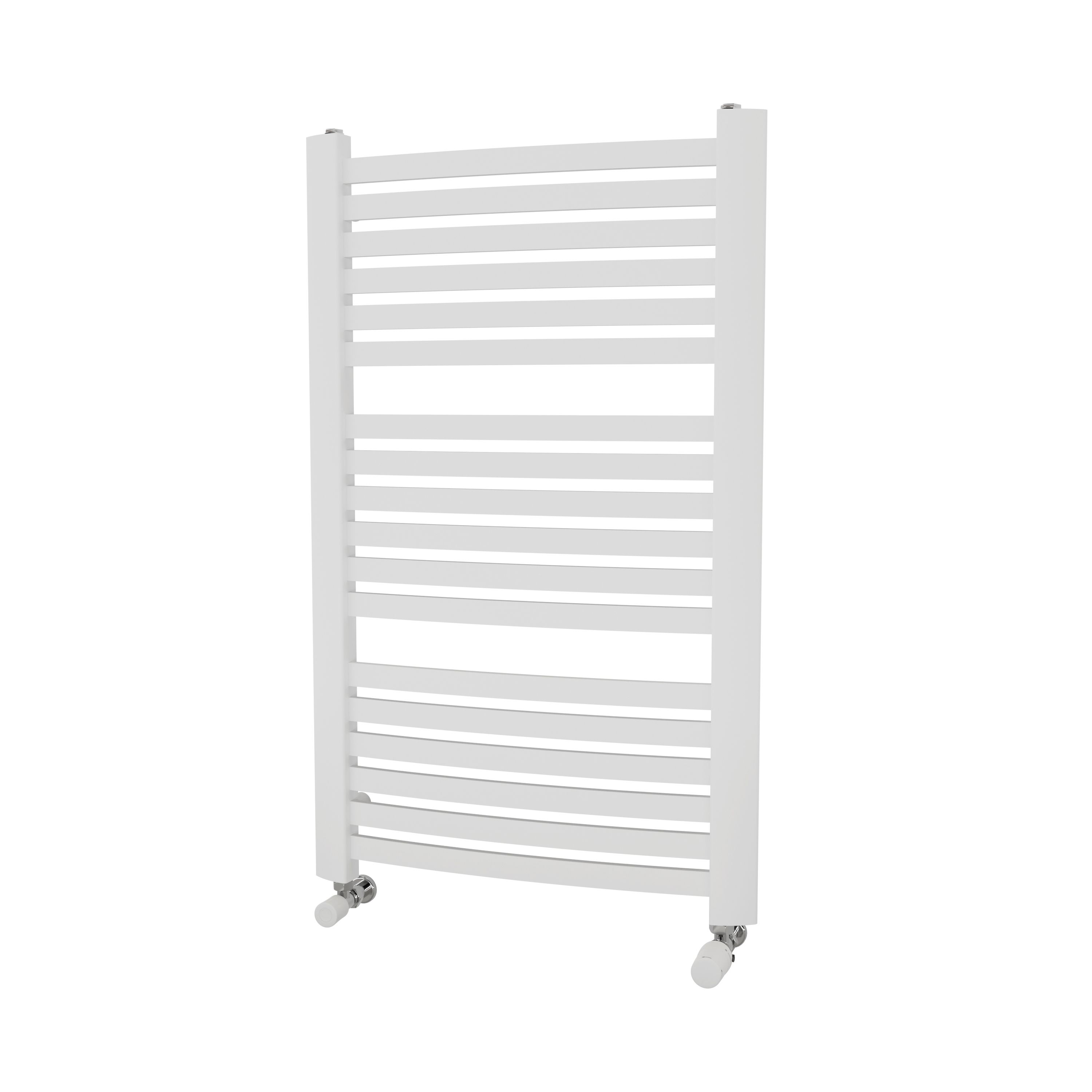 Ximax K4 Satin white Vertical Designer Radiator, (W)580mm x (H)945mm ...