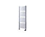 Ximax K4, White Vertical Curved Towel radiator (W)480mm x (H)765mm