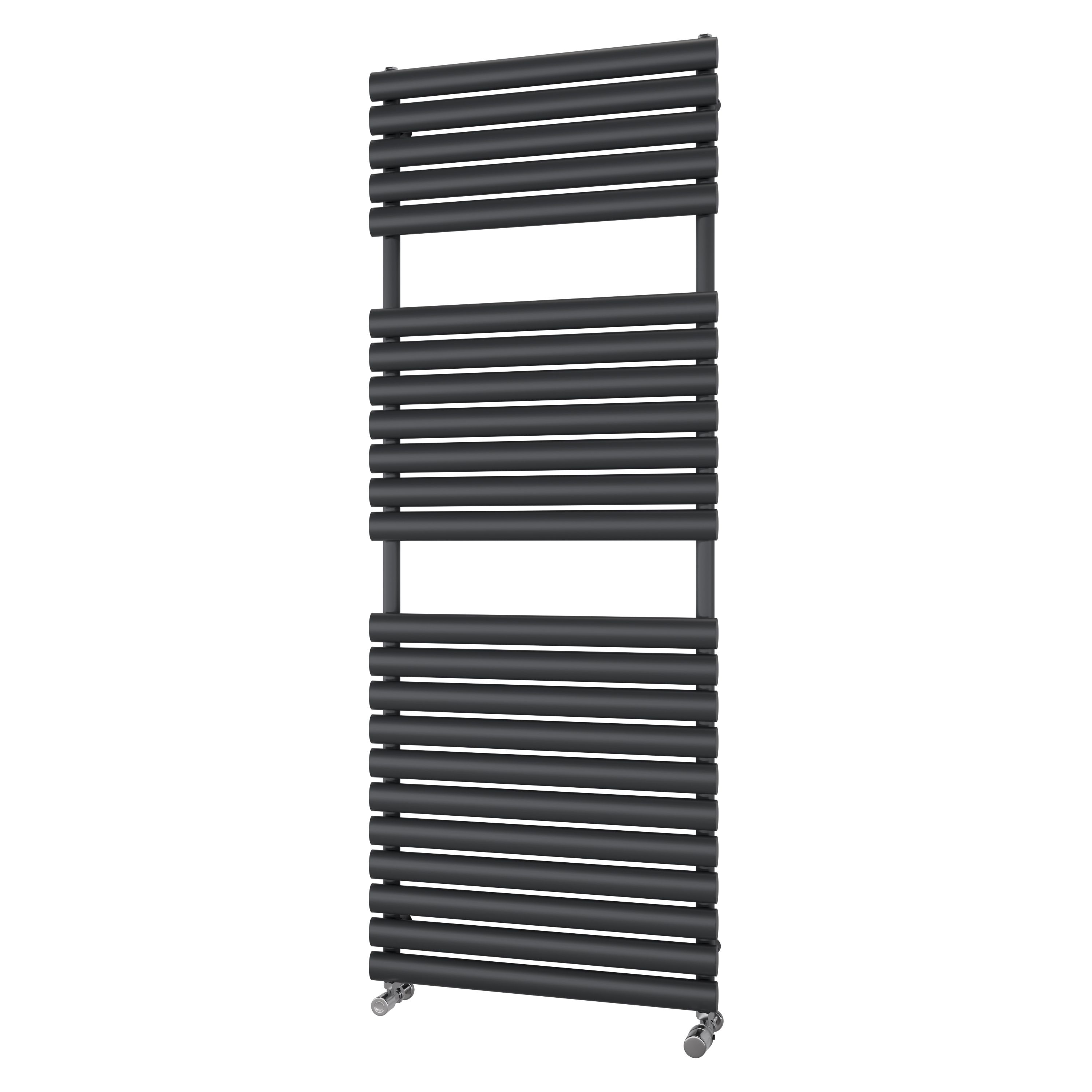 Ximax Nestor NE1164600A Grey Gas Vertical Designer Radiator, (W)600mm x (H)1570mm