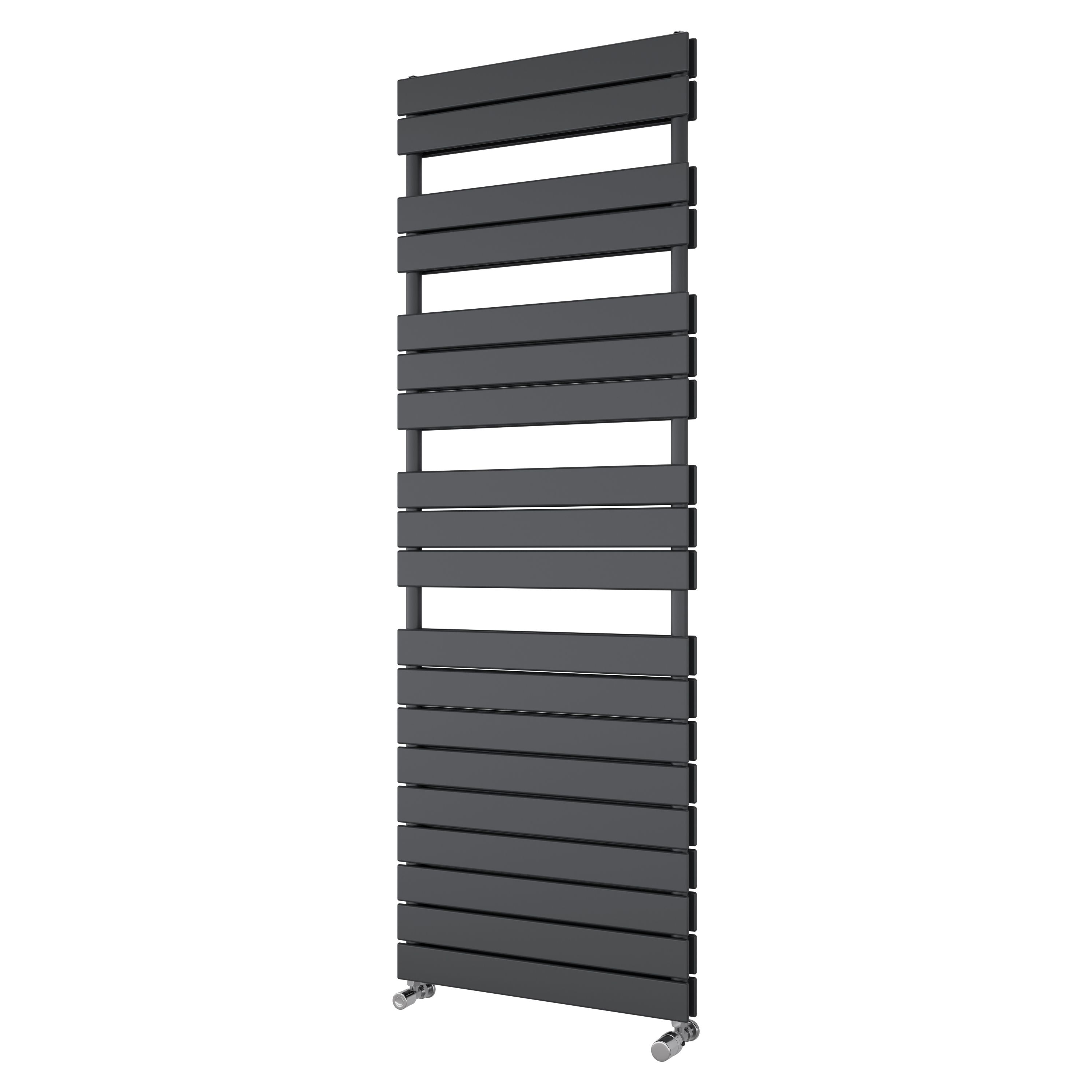 Ximax P2 Duplex Vertical Towel radiator, Anthracite (W)600mm (H)1720mm