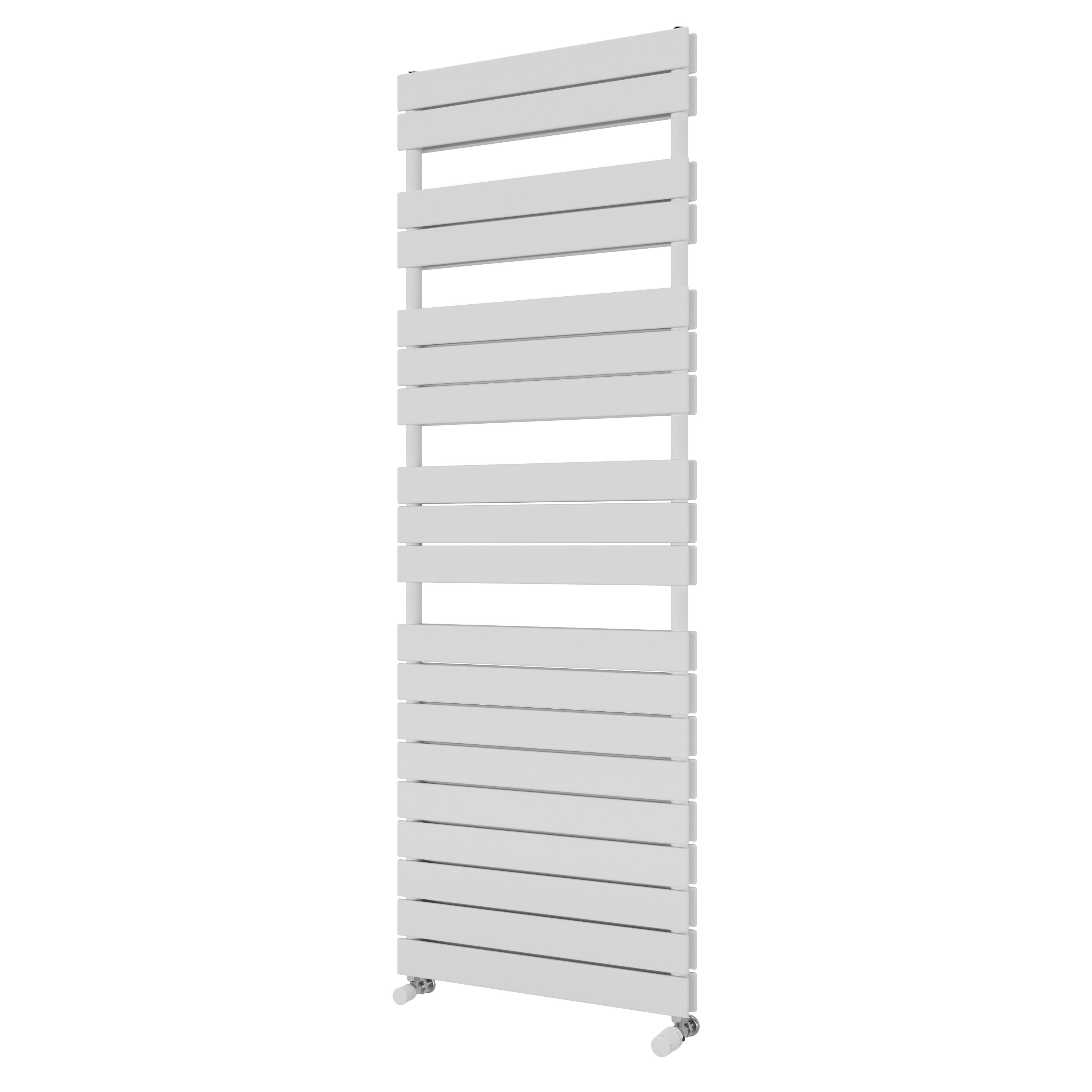 Ximax P2 Duplex, White Vertical Towel radiator (W)600mm x (H)1720mm ...