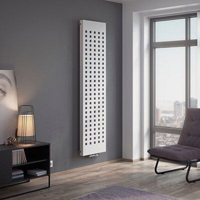 Ximax S1 Plan White Vertical Designer Radiator, (W)516mm x (H)1804mm