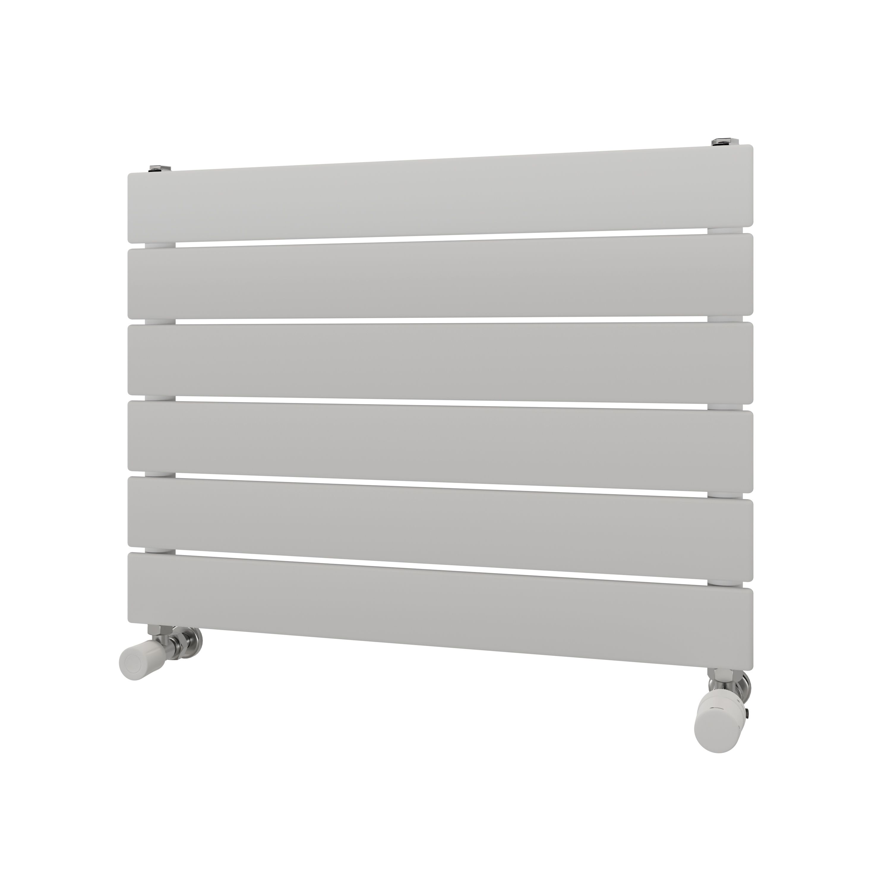 Ximax Satin white Horizontal Designer panel Radiator, (W)600mm x (H)445mm