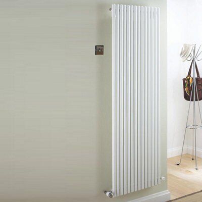 Ximax Supra White Vertical Designer Radiator, (W)470mm x (H)1500mm