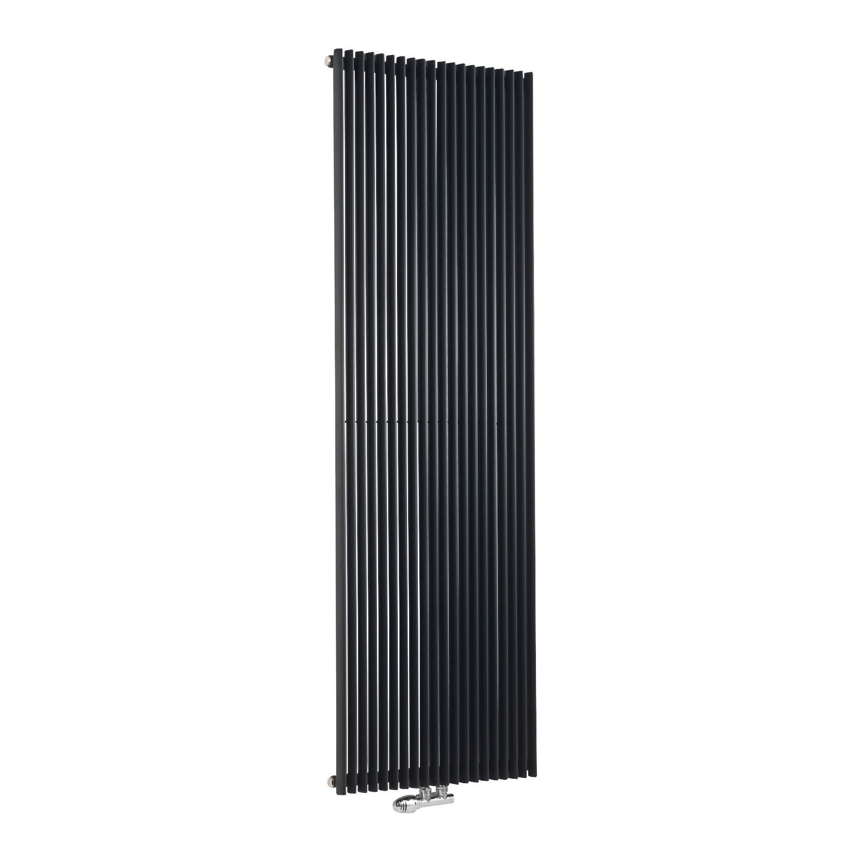 Ximax Triton Anthracite Vertical Designer Radiator, (W)300mm x (H)1800mm