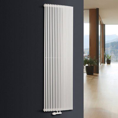 Ximax Triton curve White Vertical Radiator, (W)430mm x (H)1800mm