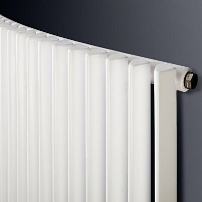 Ximax Triton curve White Vertical Radiator, (W)430mm x (H)1800mm