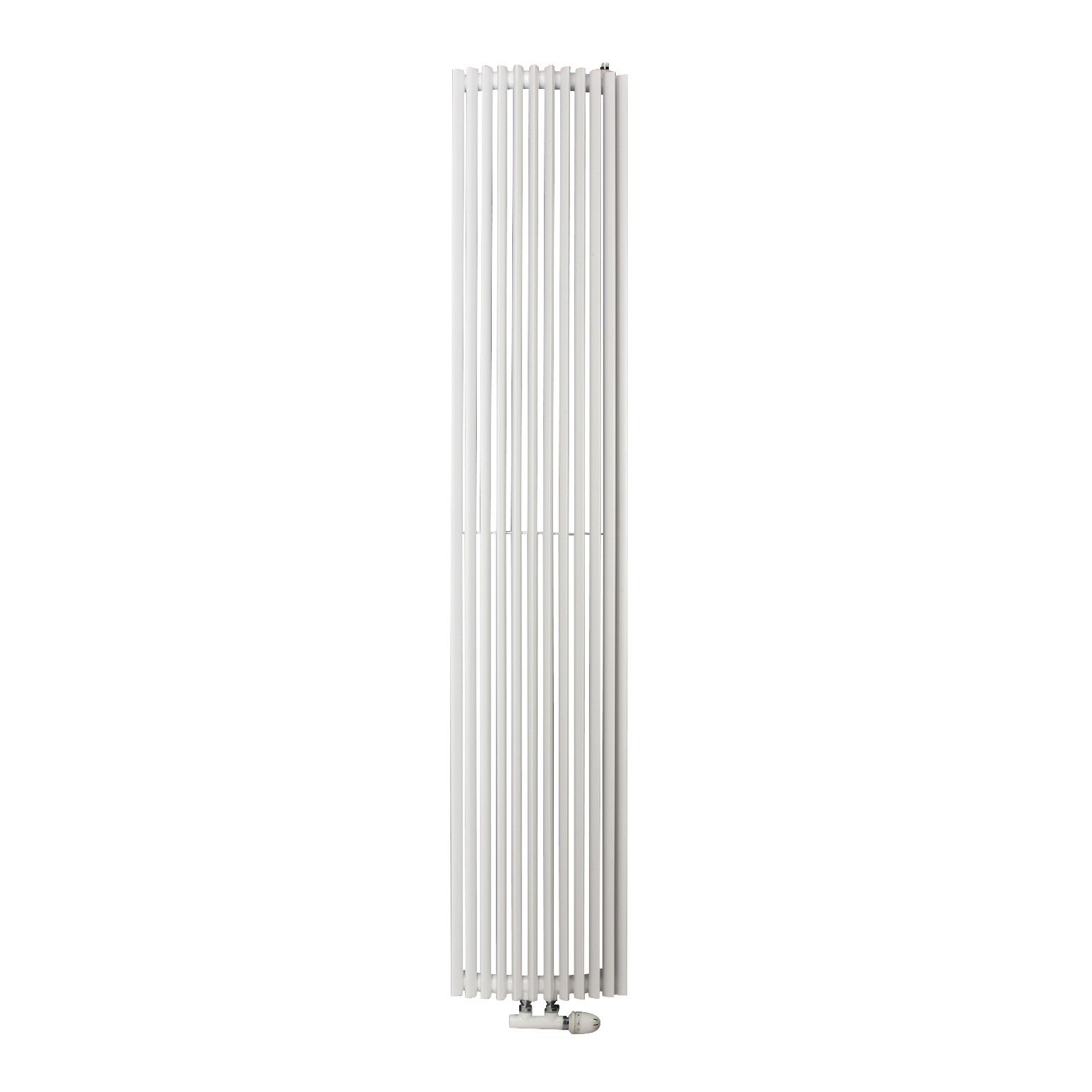 Ximax Triton Semi-Circle TRE180340W White Vertical Designer Radiator, (W)340mm x (H)1800mm