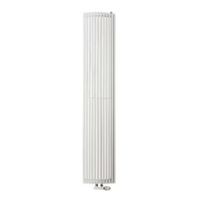 Ximax Triton Semi-Circle TRE180340W White Vertical Designer Radiator, (W)340mm x (H)1800mm