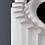 Ximax Triton Semi-Circle White Vertical Designer Radiator, (W)340mm x (H)1800mm