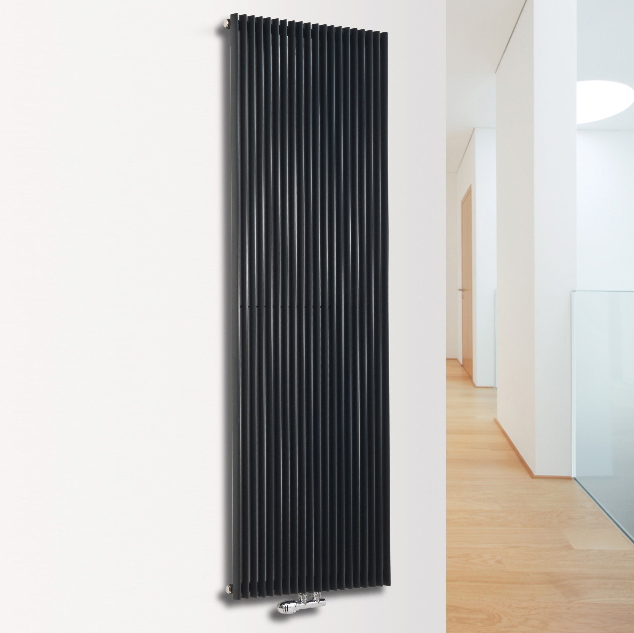 Ximax Triton TR1800450A Anthracite Vertical Designer 3685BTU Radiator ...