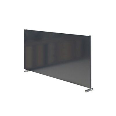 Ximax Vertiplan Anthracite Horizontal Designer Radiator, (W)445mm x (H)1500mm