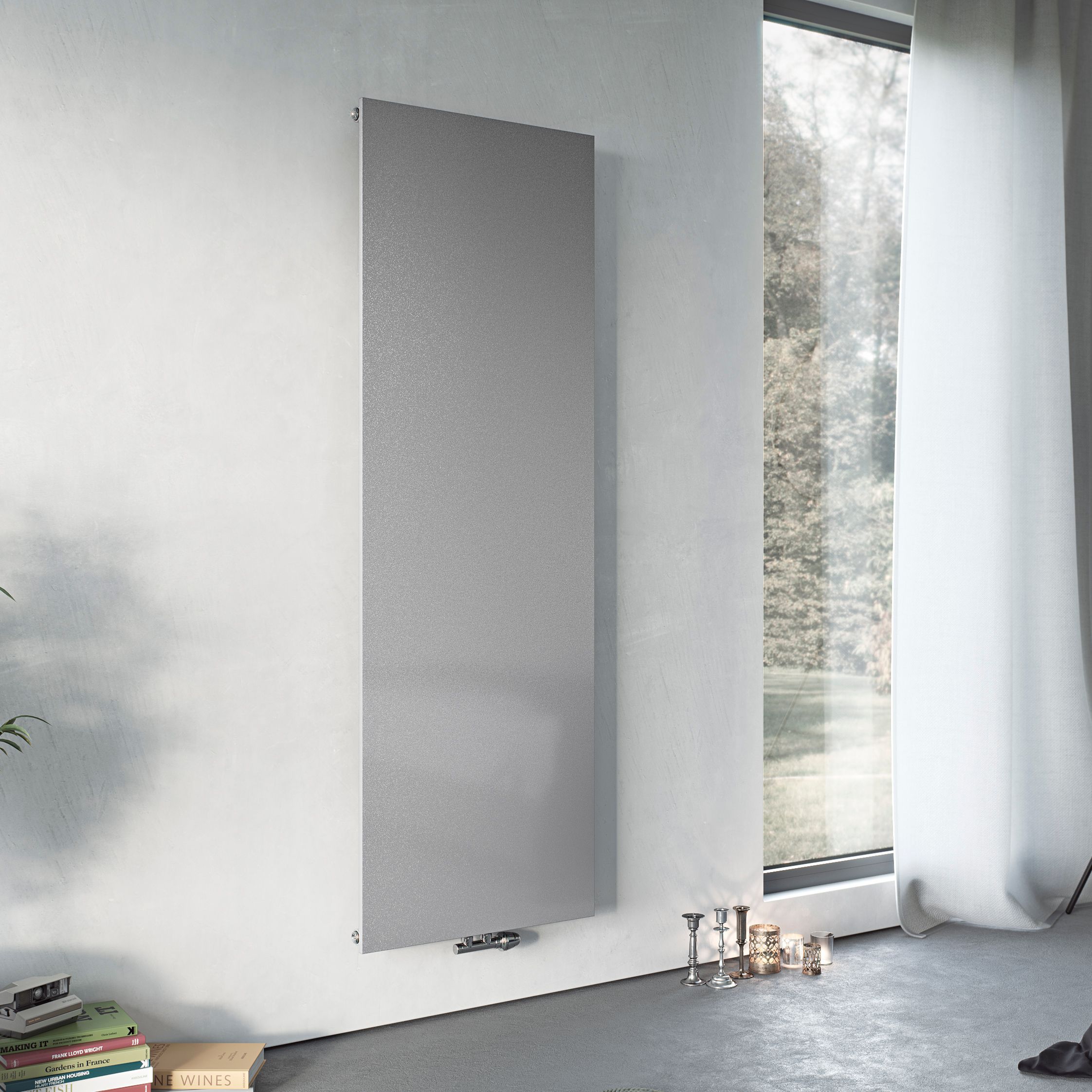 Ximax Vertiplan Horizontal or vertical Designer Radiator, (W)600mm x (H)1800mm