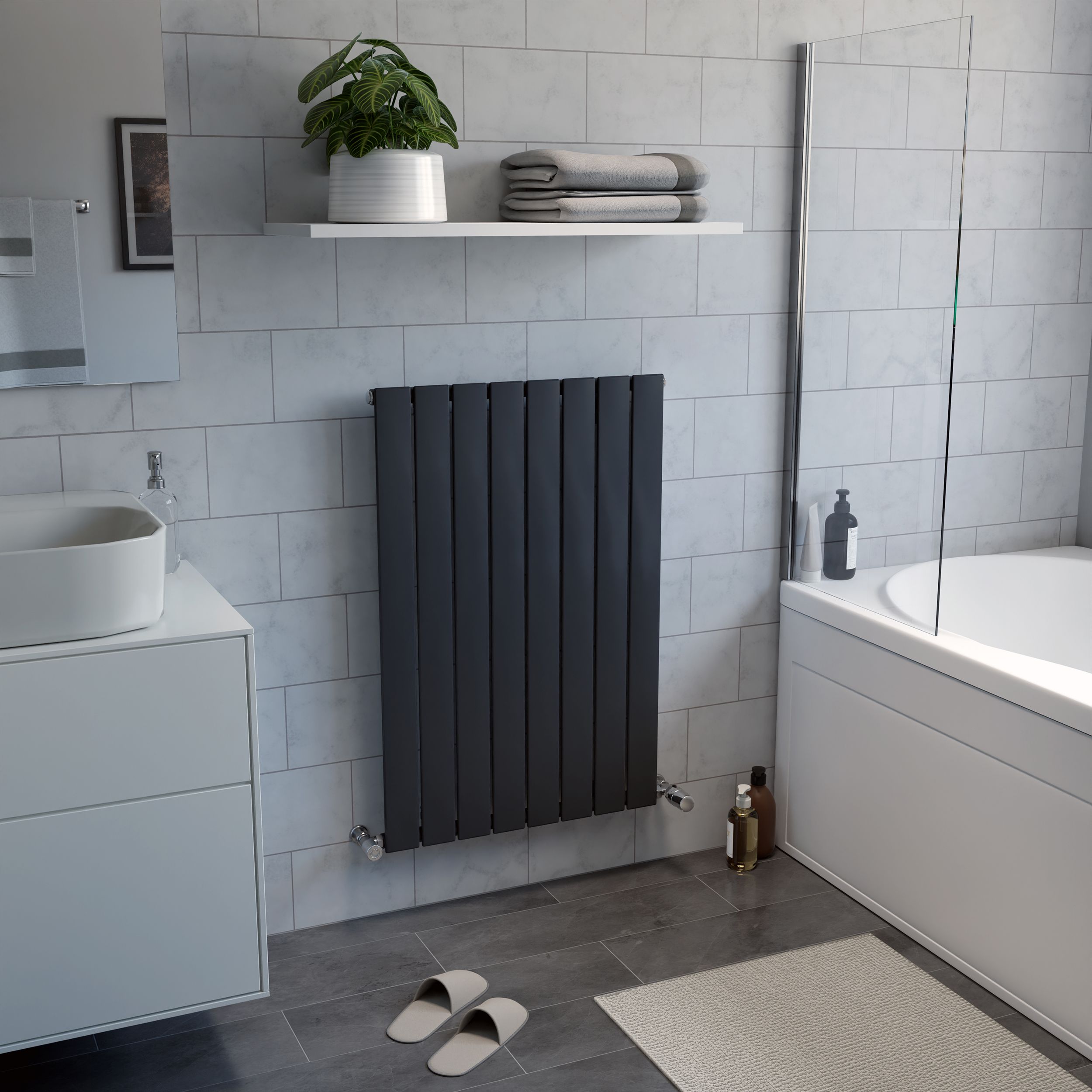 Designer radiator online bathroom