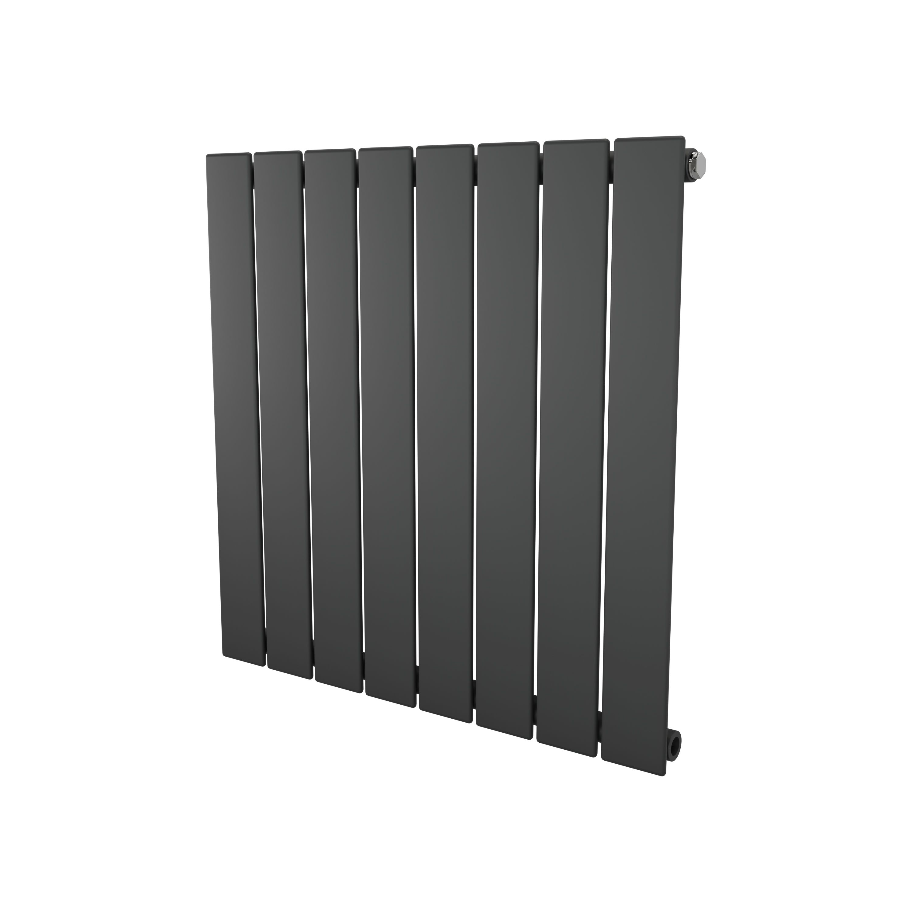 Ximax Vertirad Anthracite Vertical Radiator, (W)595mm x (H)600mm