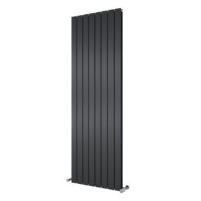 Ximax Vertirad Duplex HWD1800595A Grey Gas Vertical Designer panel Radiator, (W)595mm x (H)1800mm