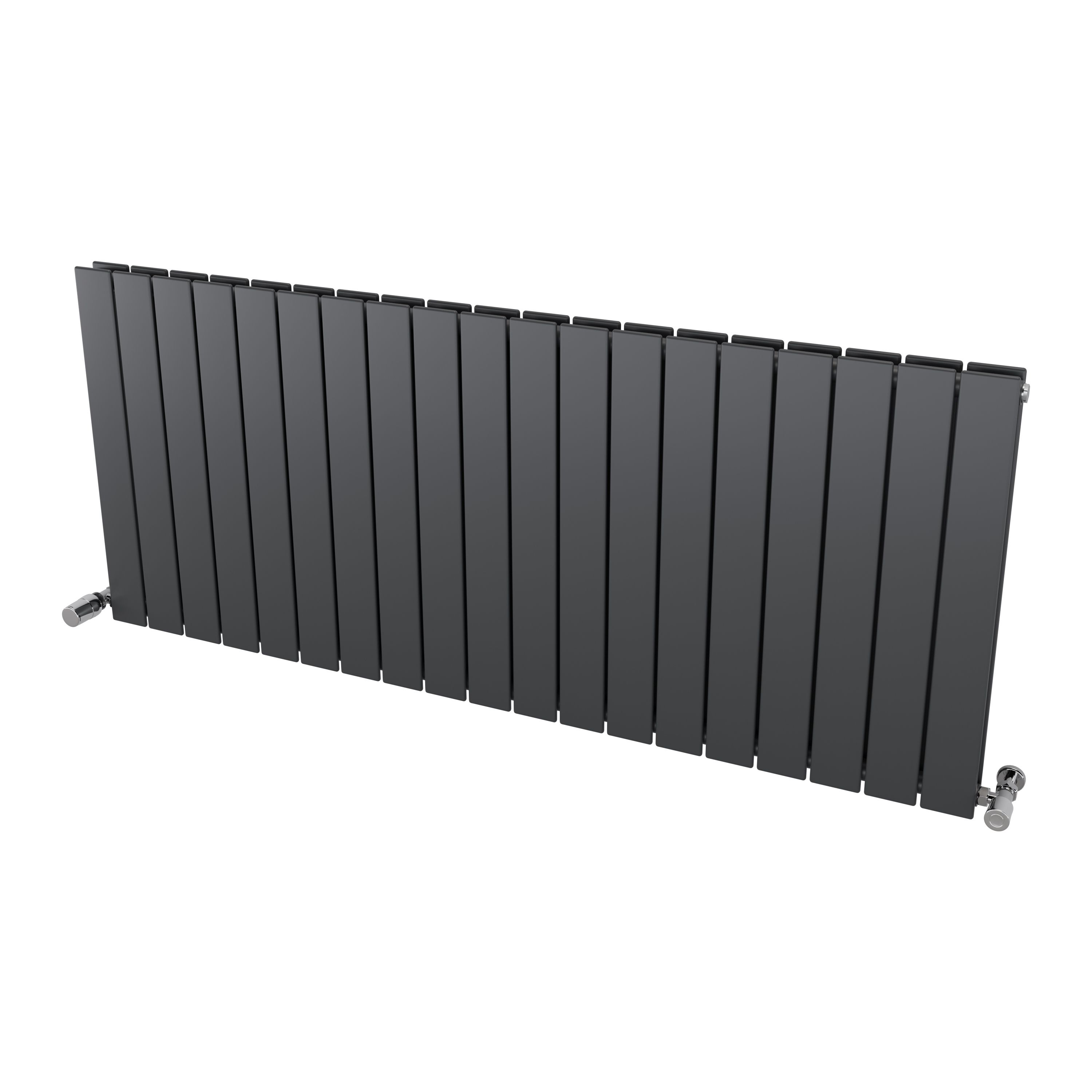 Ximax Vertirad Duplex HWD6001420A Grey Gas Horizontal Designer panel Radiator, (W)1420mm x (H)600mm