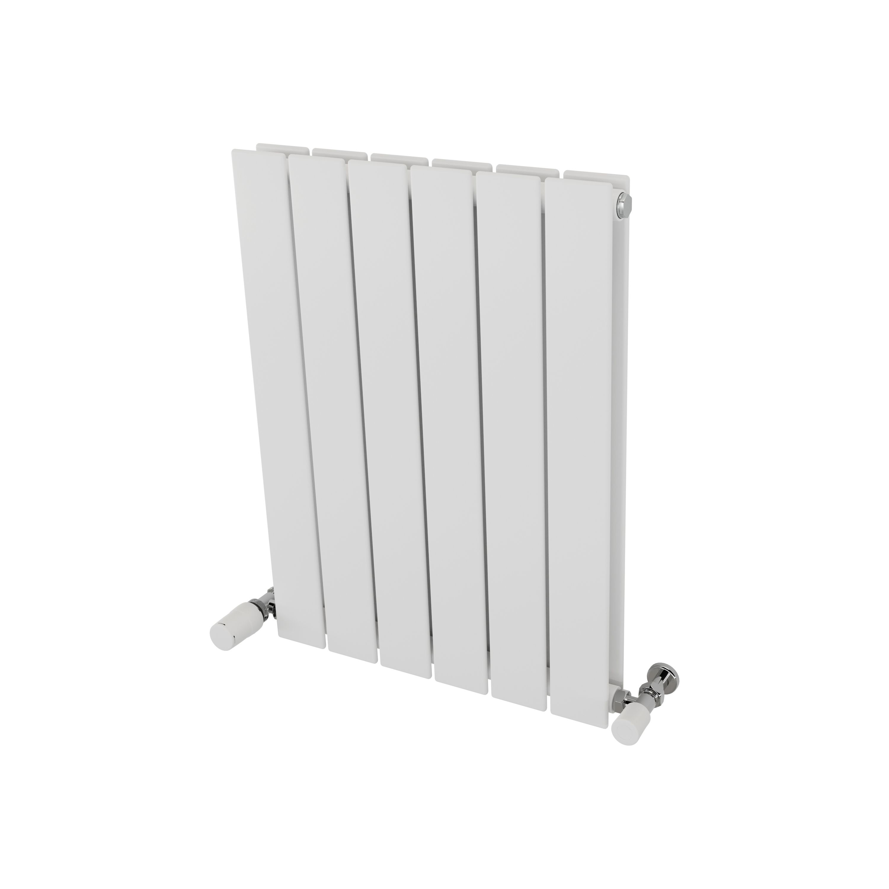 Ximax Vertirad Duplex HWD600445W White Gas Vertical Designer panel Radiator, (W)445mm x (H)600mm