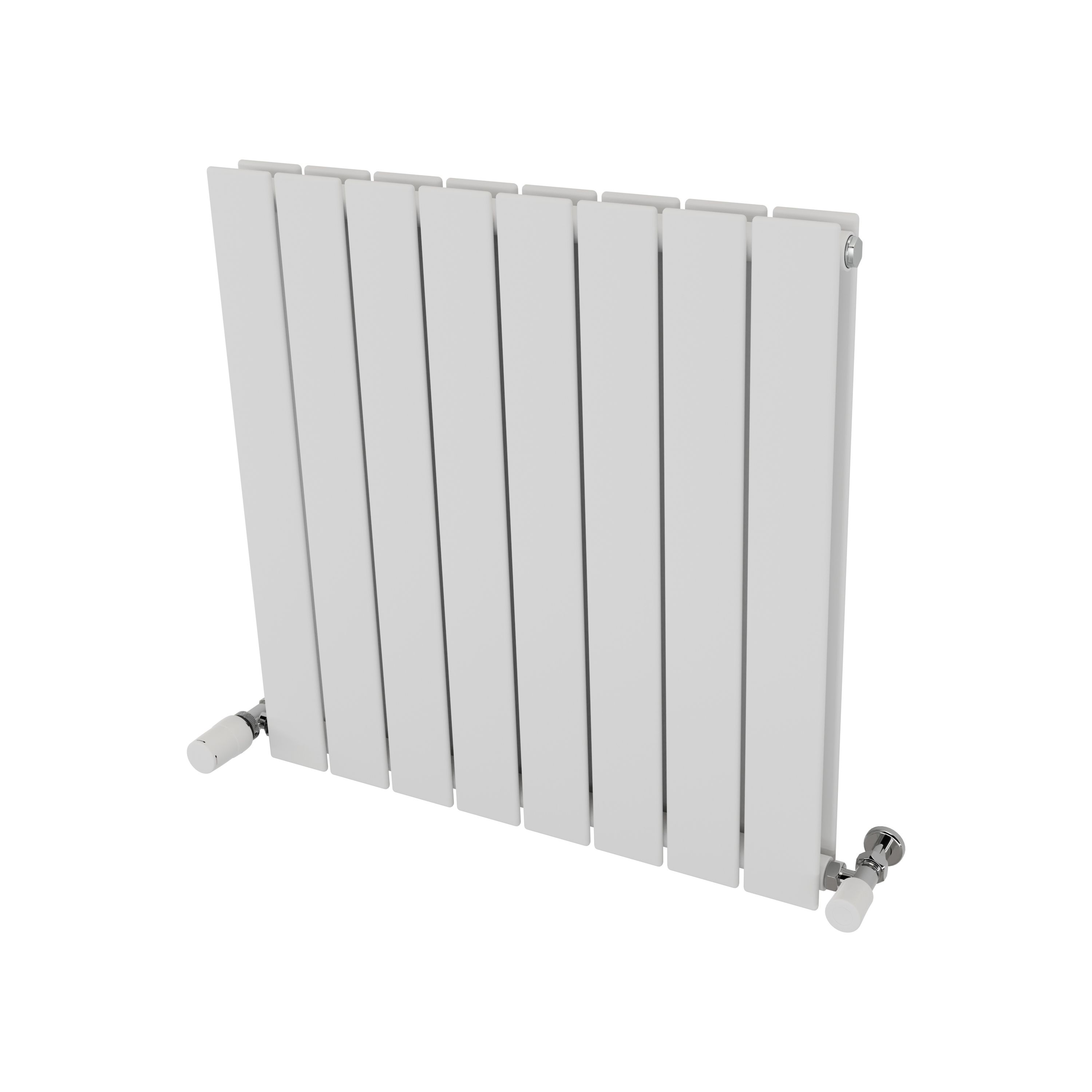 Ximax Vertirad Duplex HWD600595W White Gas Vertical Designer panel Radiator, (W)595mm x (H)600mm