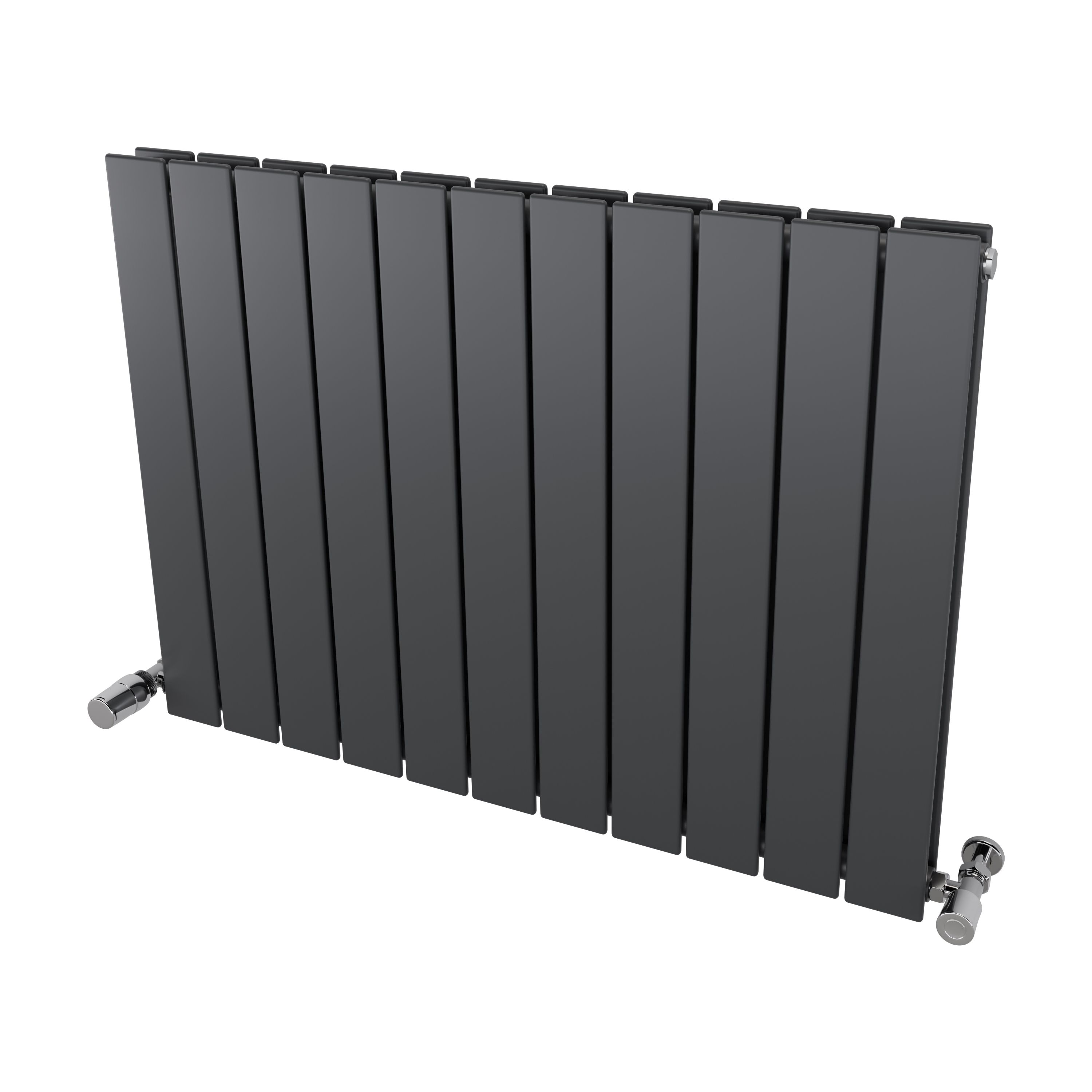 Ximax Vertirad Duplex HWD600820A Grey Gas Horizontal Designer panel Radiator, (W)820mm x (H)600mm