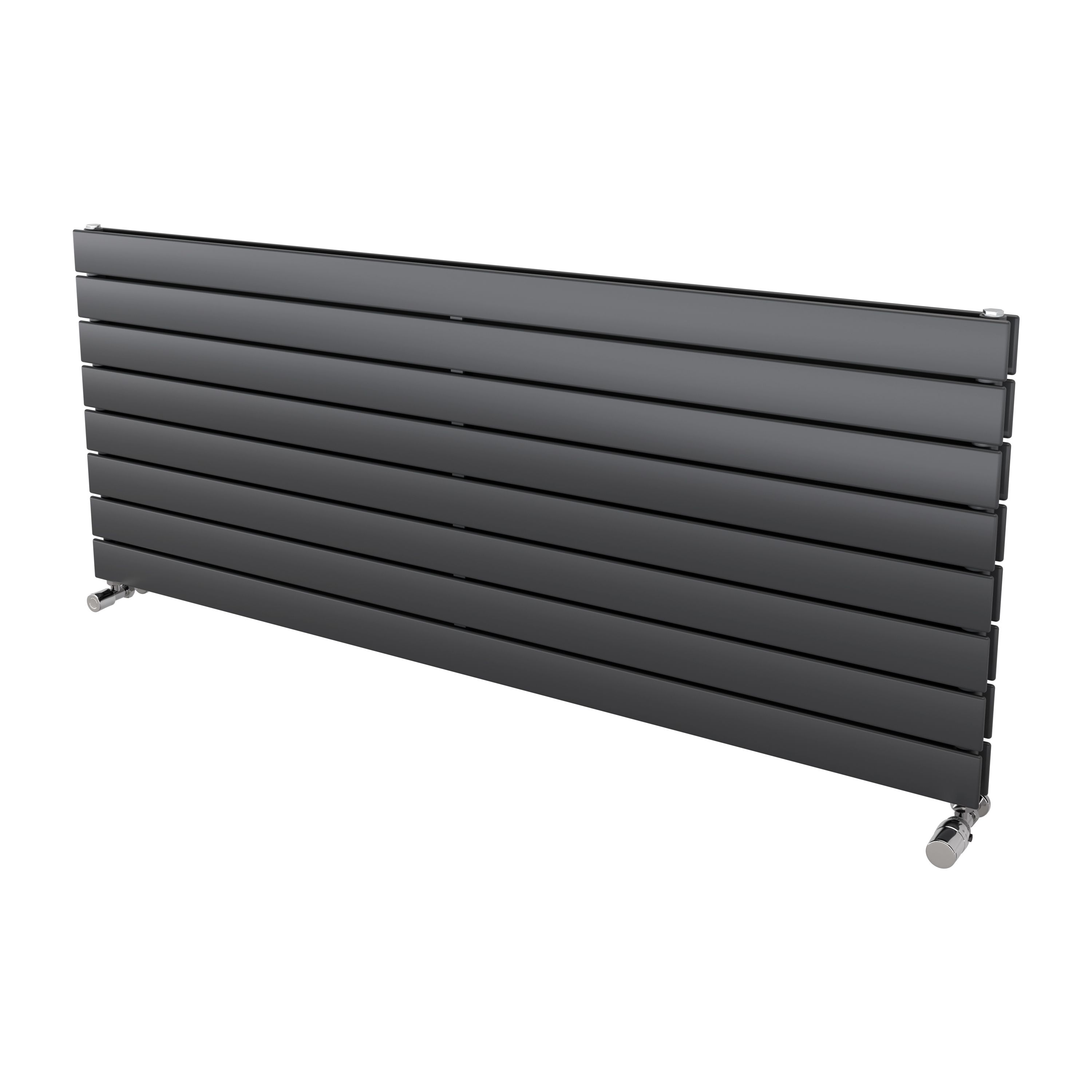 Ximax Vertirad Duplex HWHD1195600A Anthracite Gas Horizontal Designer panel Radiator, (W)1500mm x (H)595mm