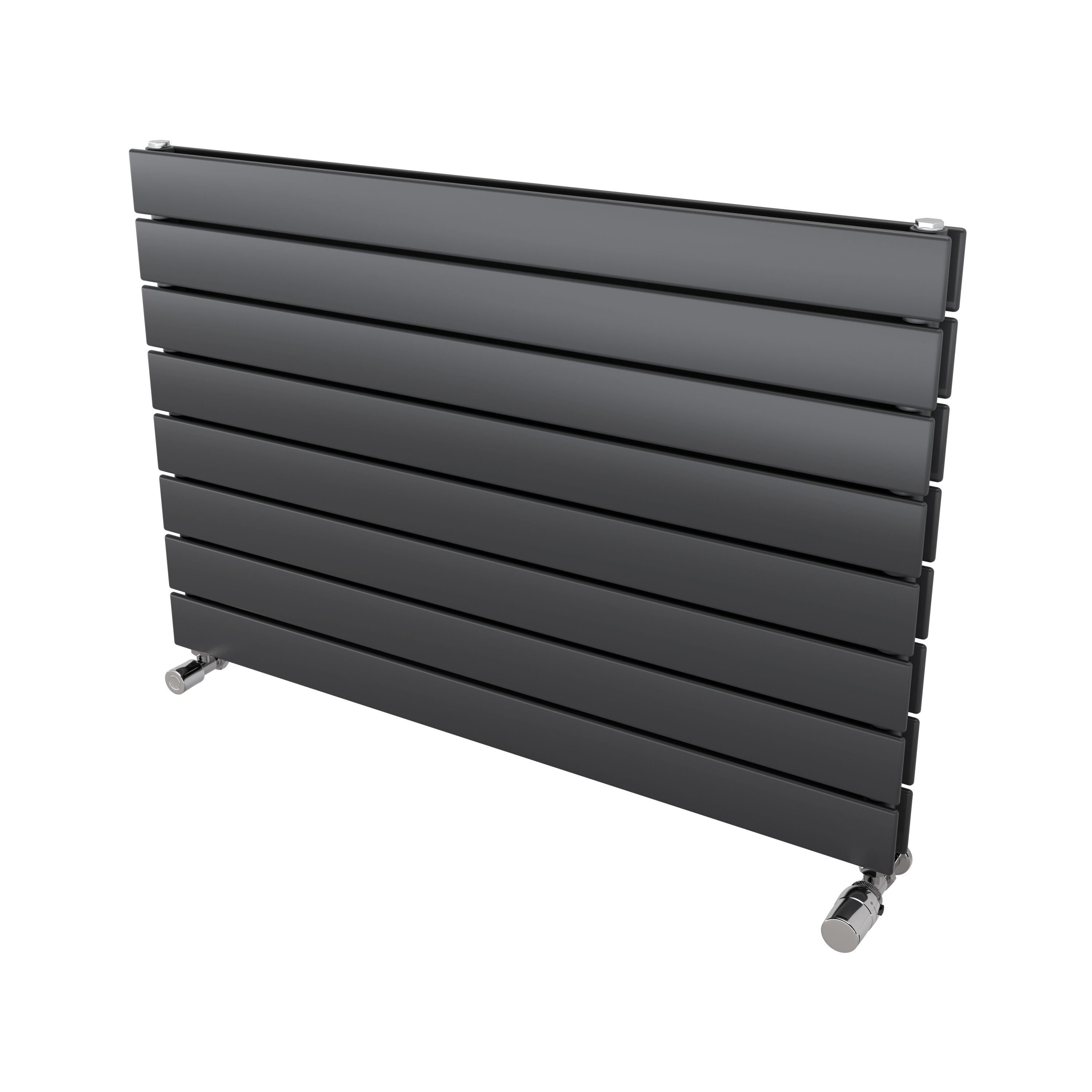 Ximax Vertirad Duplex HWHD1195600A Grey Gas Horizontal Designer panel Radiator, (W)900mm x (H)595mm