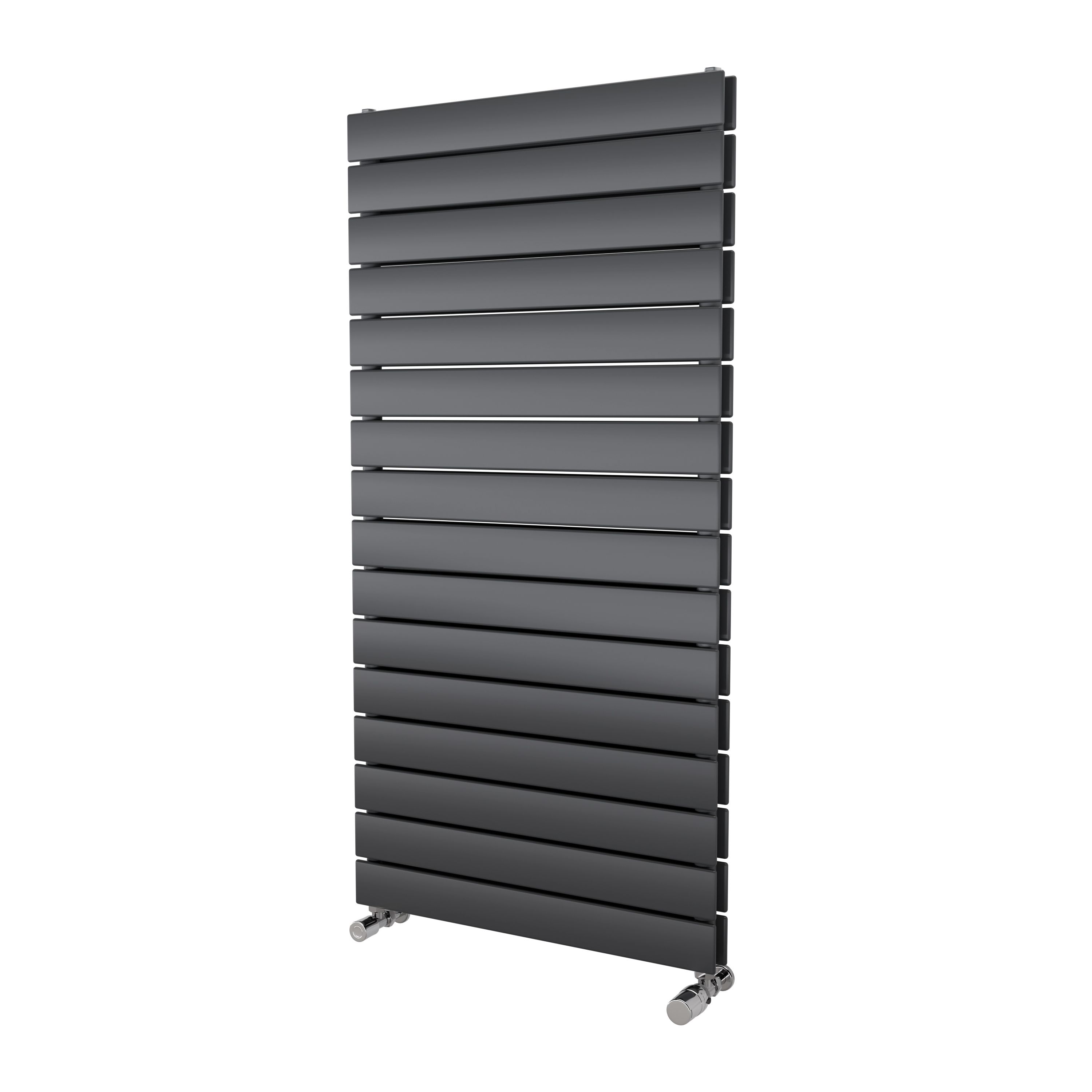 Ximax Vertirad Duplex HWHD1195600A Grey Gas Vertical Designer panel Radiator, (W)600mm x (H)1195mm