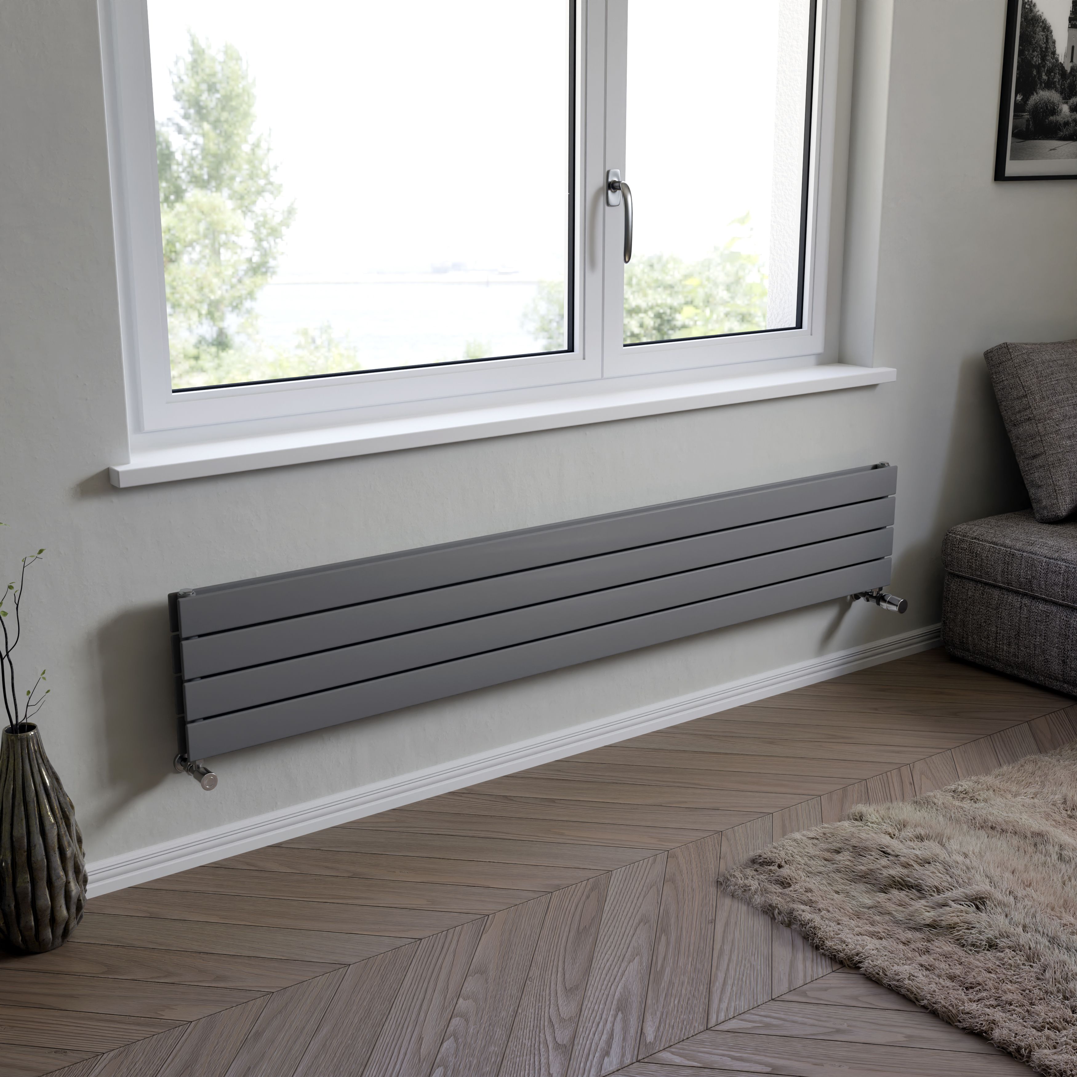 Ximax Vertirad Duplex HWHD1195600S Gas Horizontal Designer panel ...
