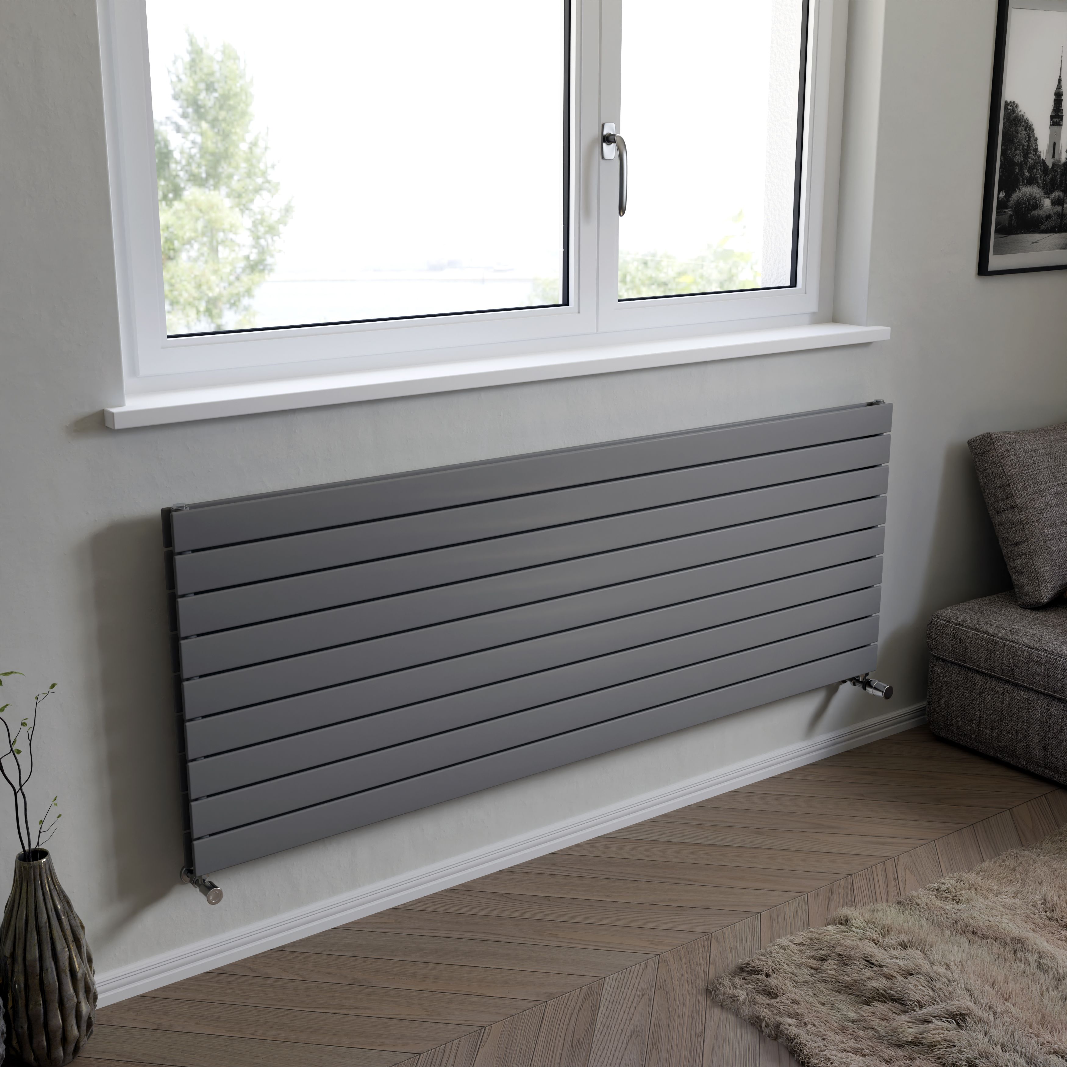 Ximax Vertirad Duplex HWHD1195600S Gas Horizontal Designer panel ...