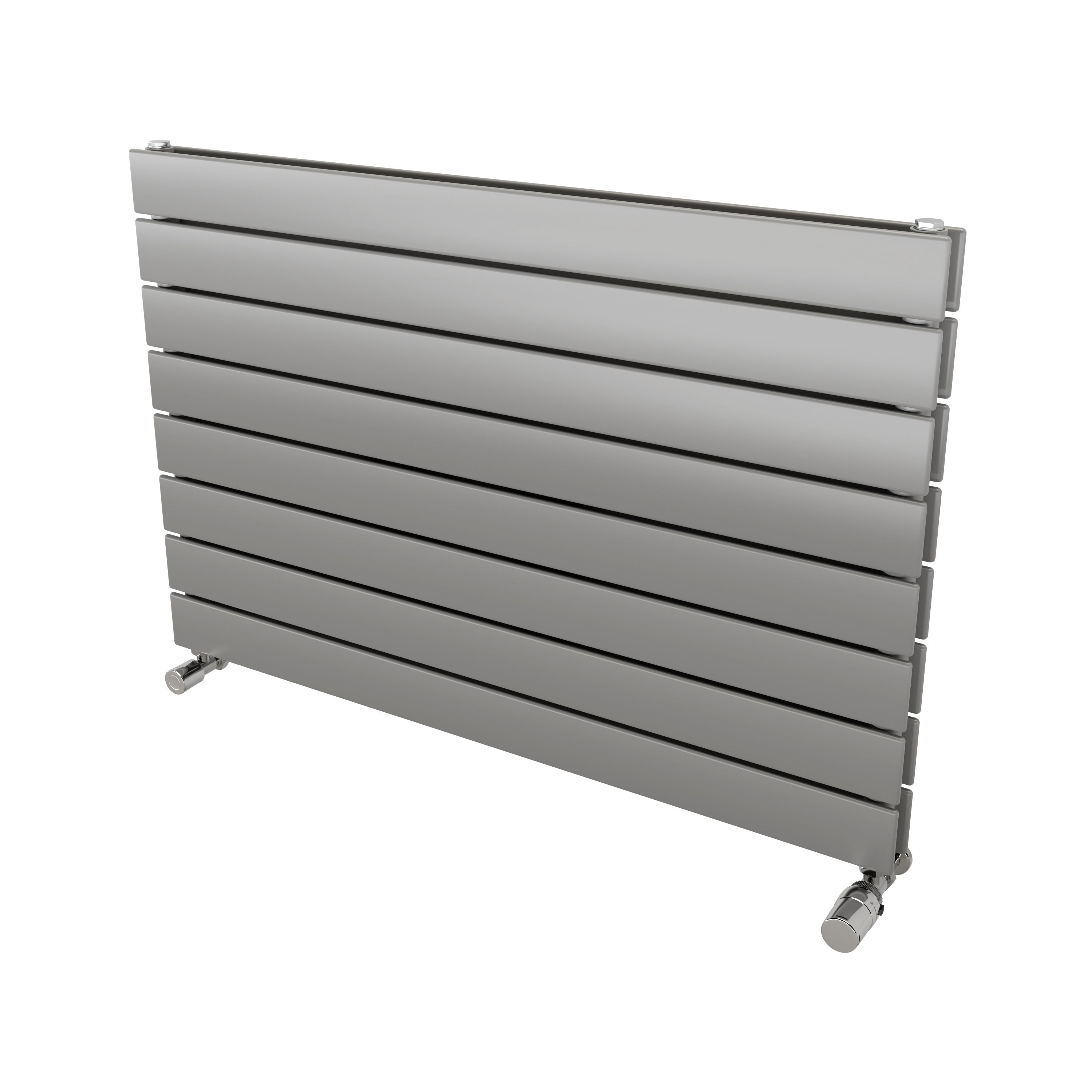 Ximax Vertirad Duplex HWHD1195600S Silver Gas Horizontal Designer panel Radiator, (W)900mm x (H)595mm