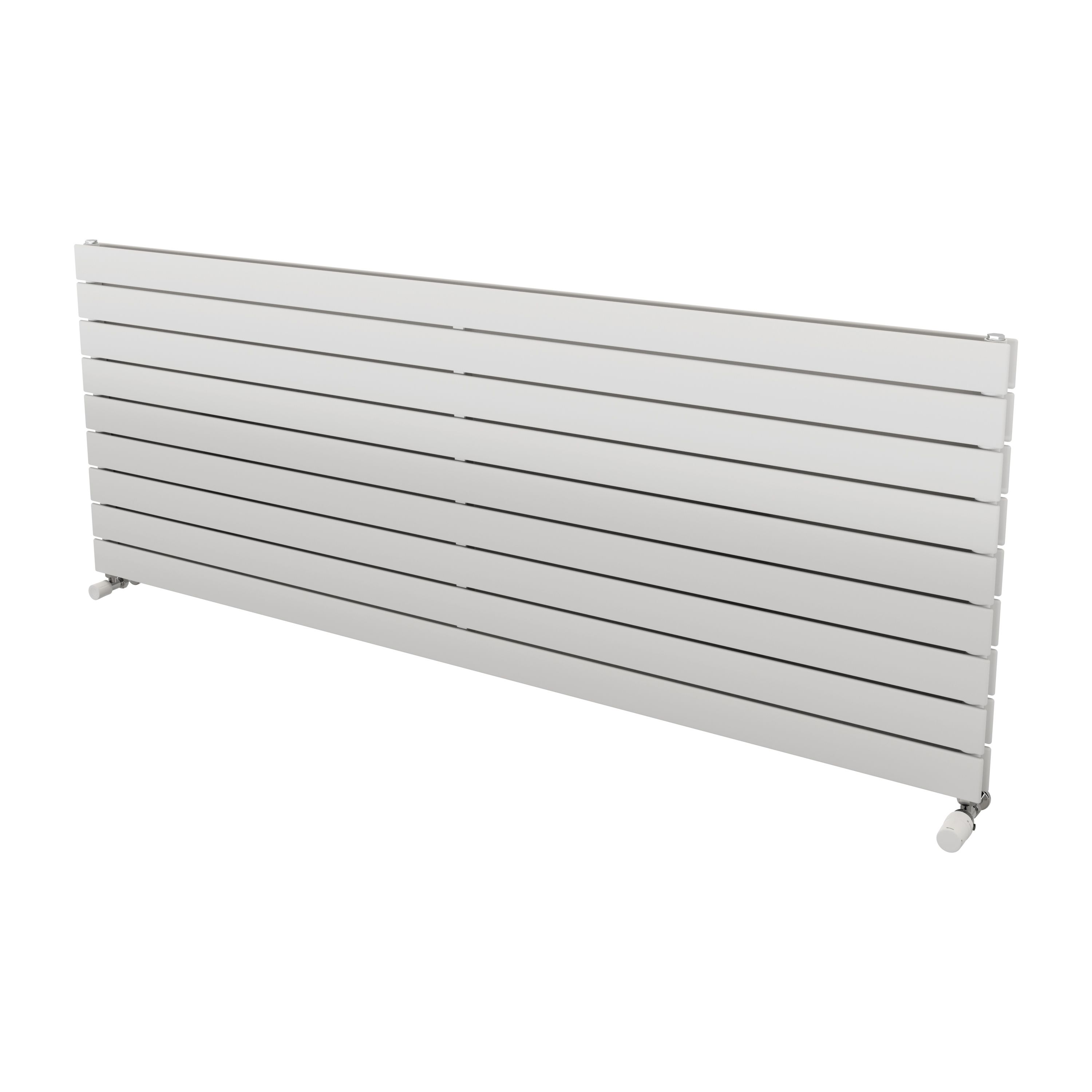 Ximax Vertirad Duplex HWHD1195600W White Gas Horizontal Designer panel Radiator, (W)1800mm x (H)670mm