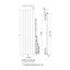 Ximax Vertirad Duplex Satin anthracite Vertical Designer panel Radiator, (W)595mm x (H)1800mm
