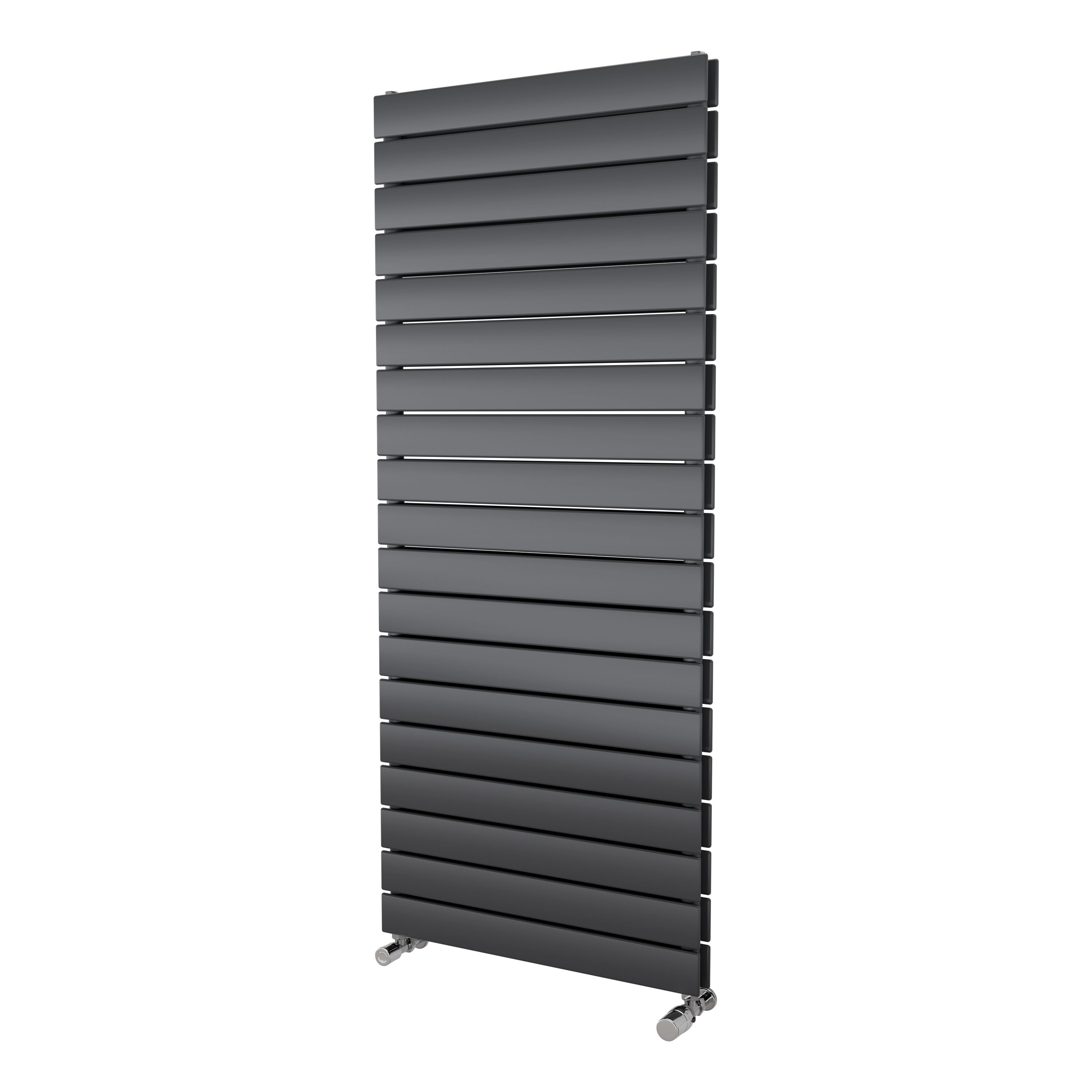 Ximax Vertirad Duplex Satin anthracite Vertical Designer panel Radiator, (W)600mm x (H)1420mm