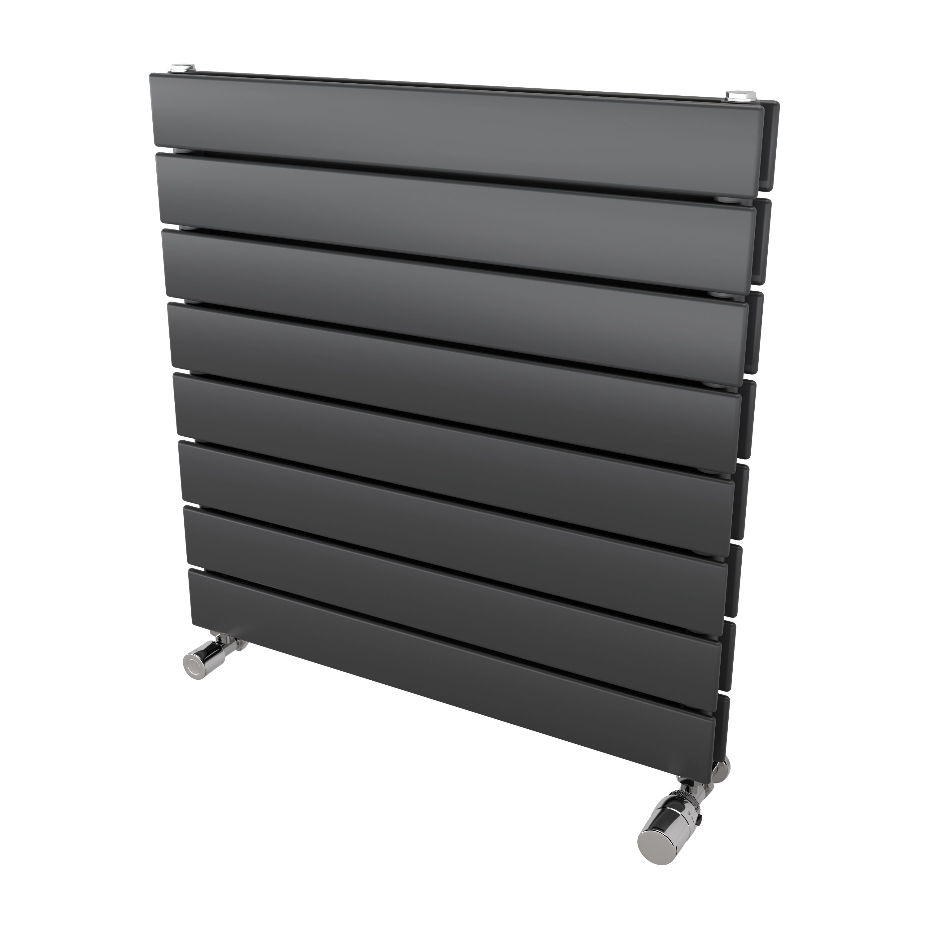 Ximax Vertirad Duplex Satin anthracite Vertical Designer panel Radiator, (W)600mm x (H)595mm