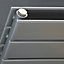 Ximax Vertirad Duplex Satin silver effect Horizontal Designer panel Radiator, (W)1500mm x (H)445mm