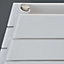 Ximax Vertirad Duplex Satin white Vertical Designer panel Radiator, (W)600mm x (H)820mm