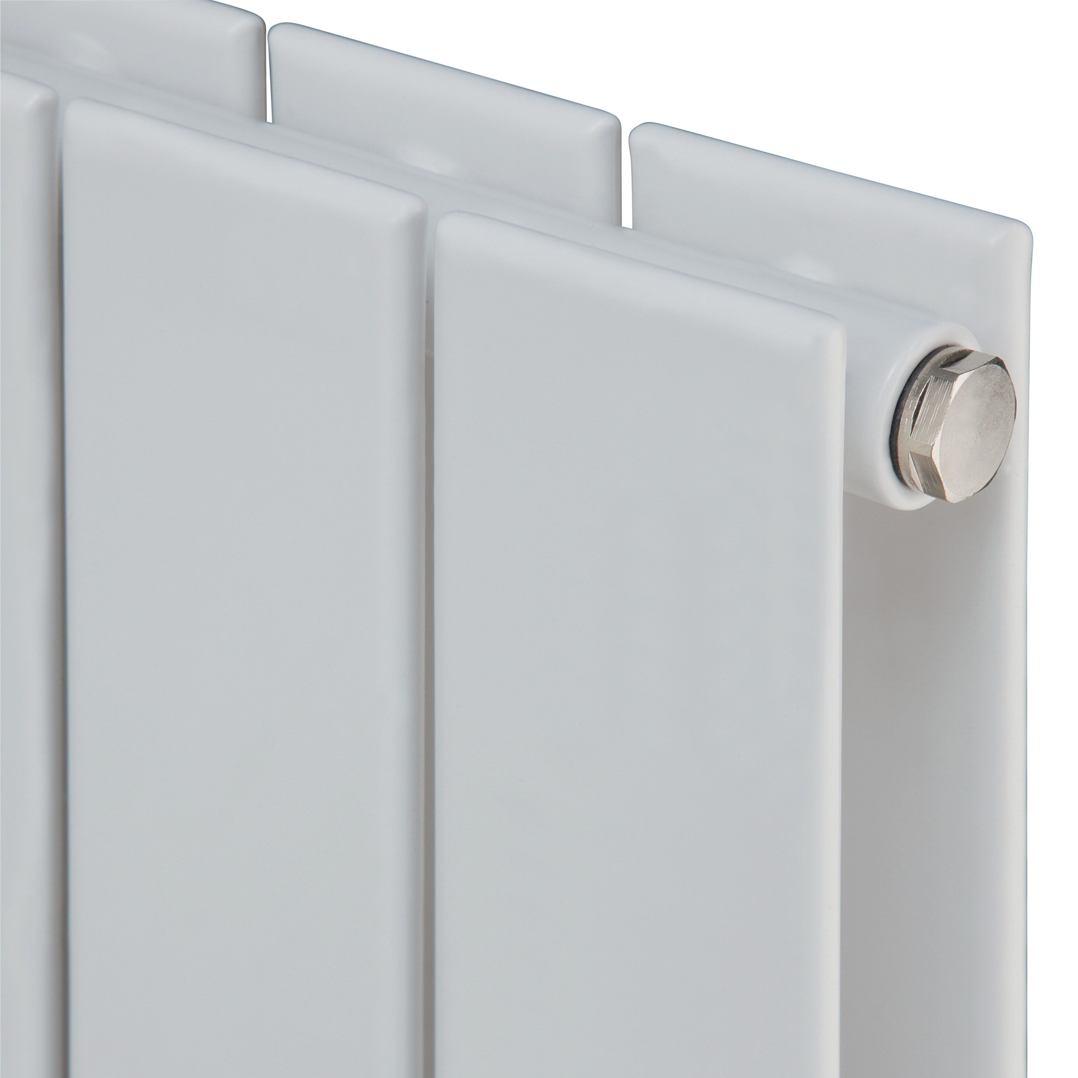 Ximax Vertirad Duplex Universal HWD180670W White Horizontal or vertical Designer 7130BTU Radiator, (W)670mm x (H)1800mm