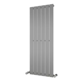 Ximax Vertirad HW1200445S Silver Gas Vertical Designer panel Radiator, (W)445mm x (H)1200mm