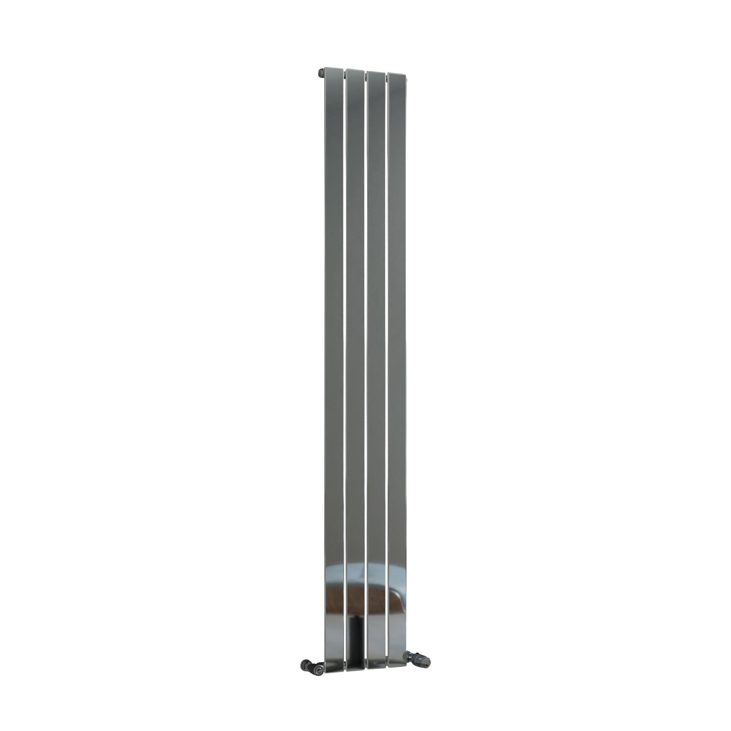 Ximax Vertirad HW1800270C Silver Horizontal or vertical Designer Radiator, (W)270mm x (H)1800mm