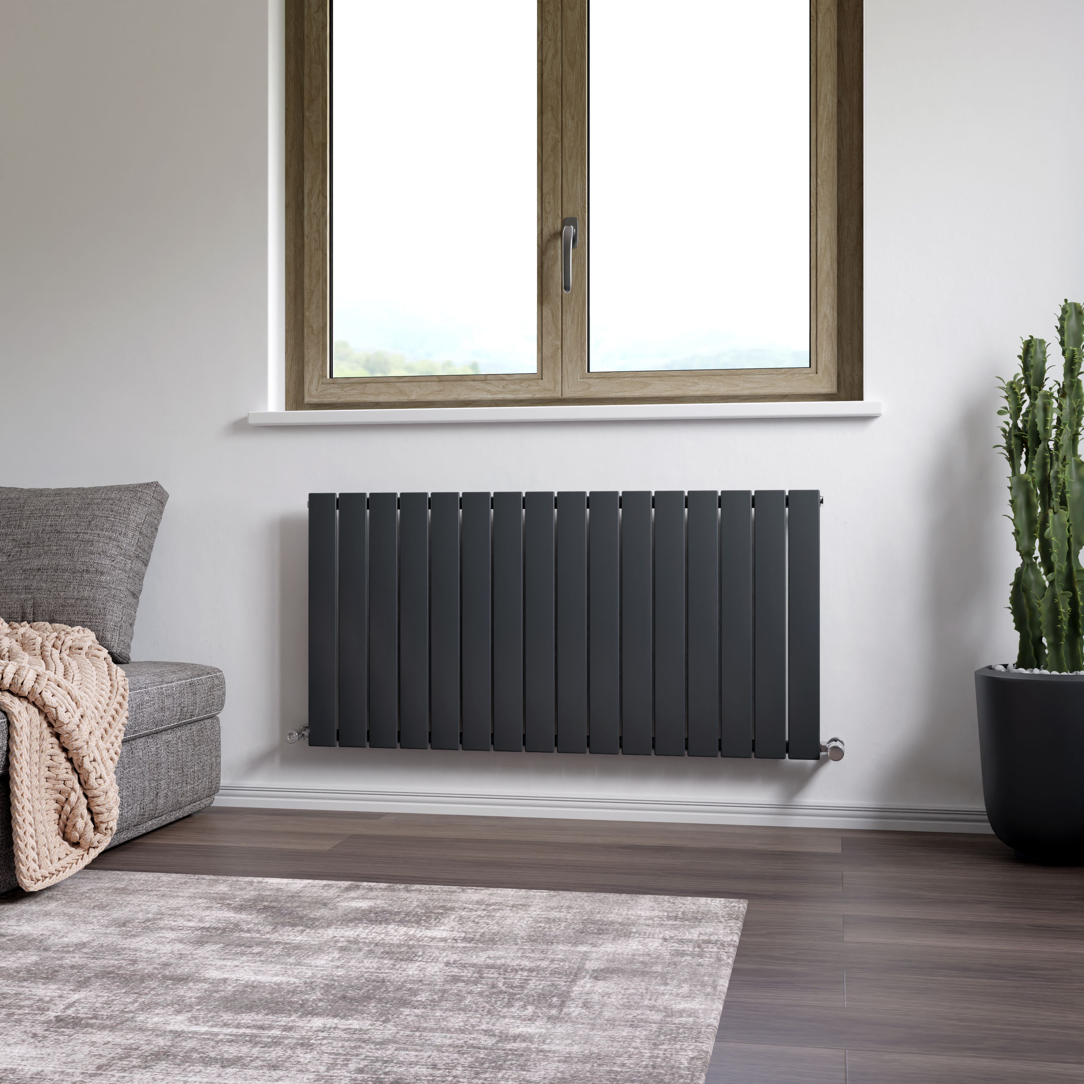 Ximax Vertirad HW6001195A Anthracite Gas Horizontal Designer panel ...