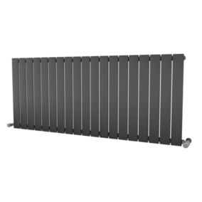 Ximax Vertirad HW6001420A Grey Gas Horizontal Designer panel Radiator, (W)1420mm x (H)600mm