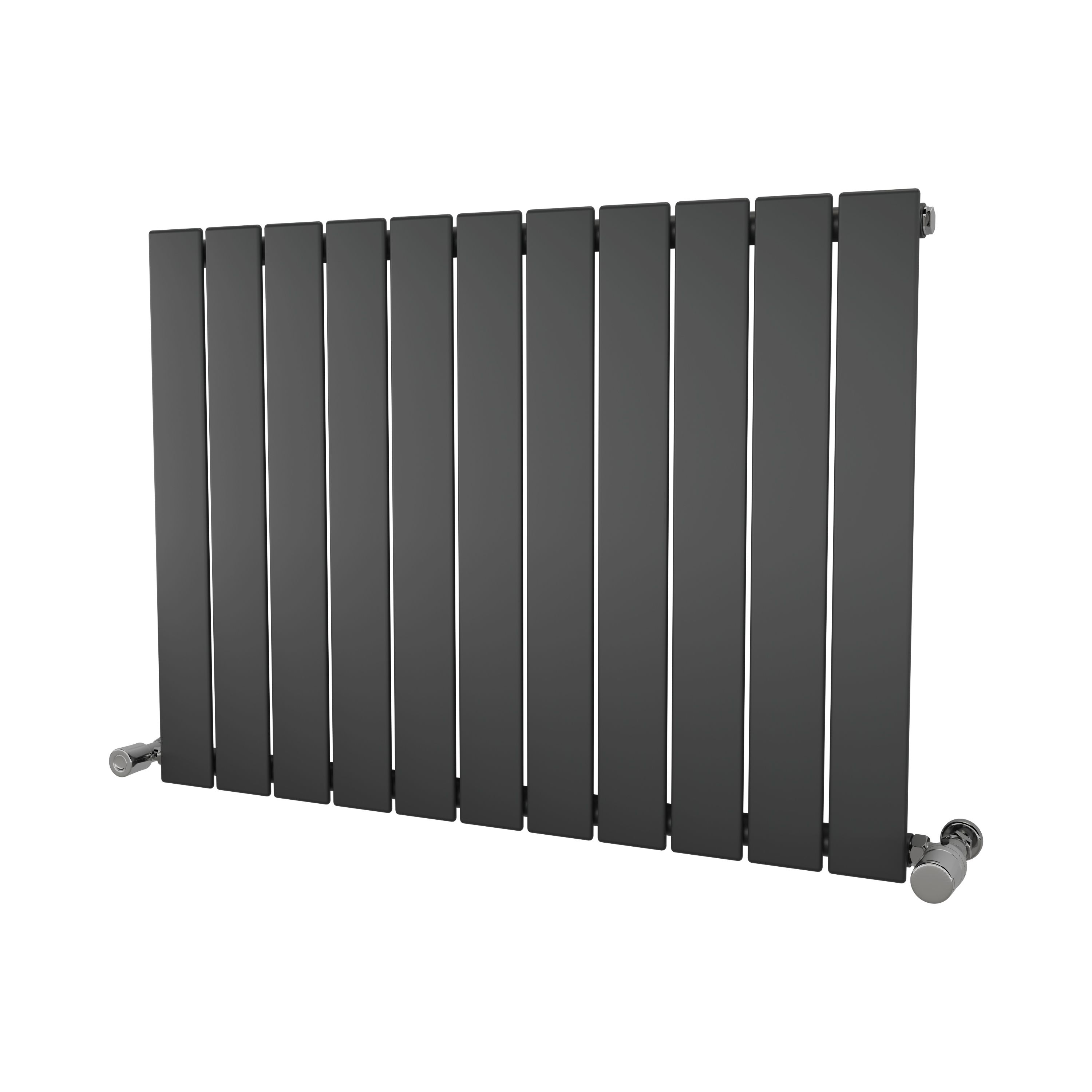 Ximax Vertirad HW600820A Grey Gas Horizontal Designer panel Radiator, (W)820mm x (H)600mm