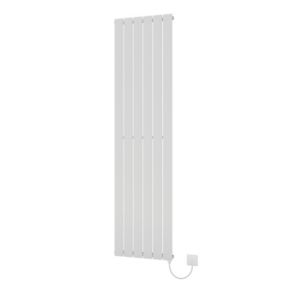 Ximax Vertirad HWE1800445W White Electric & gas Vertical Electric designer Radiator, (W)445mm x (H)1800mm