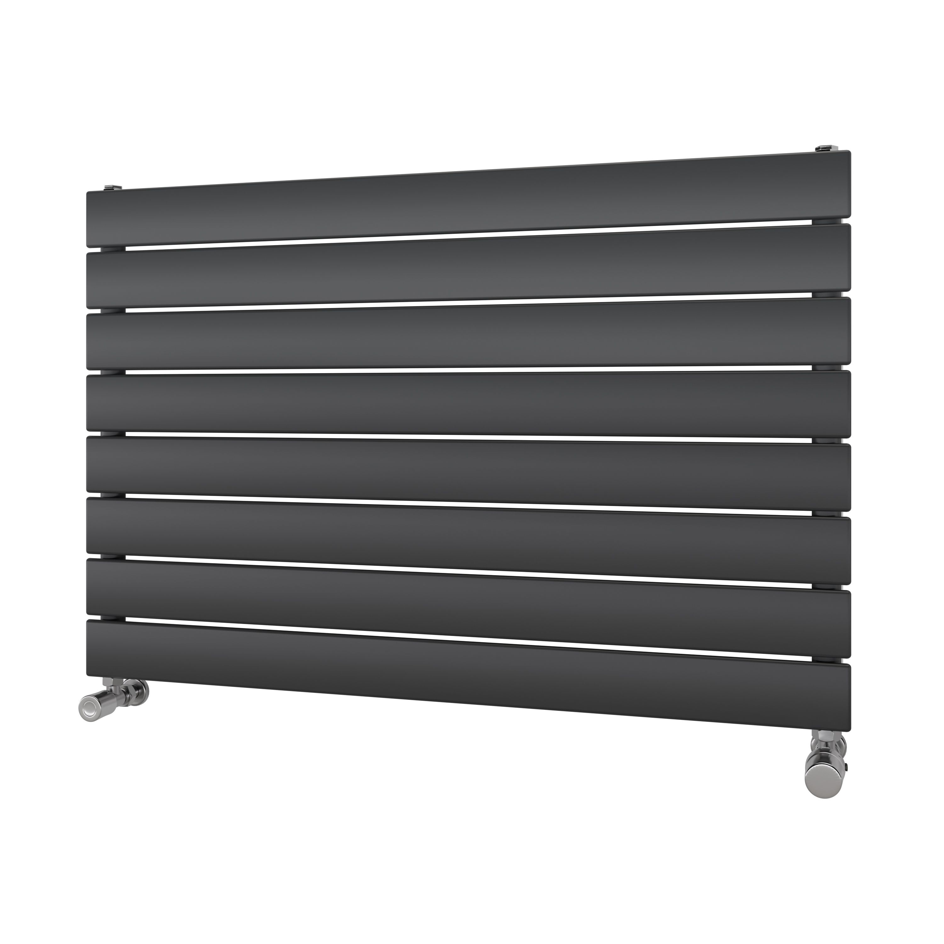 Ximax Vertirad HWH1195600A Grey Gas Horizontal Designer panel Radiator, (W)900mm x (H)595mm