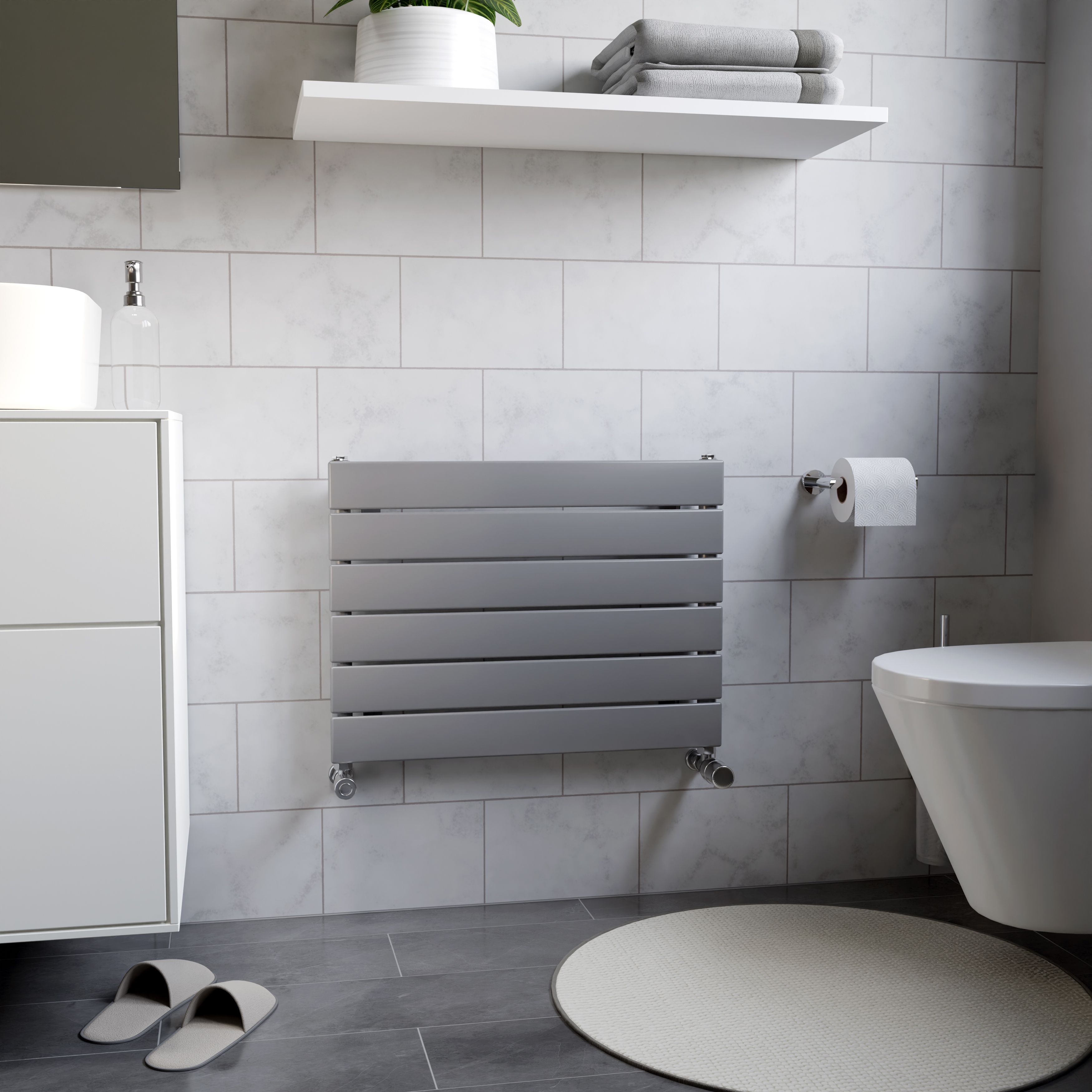 Ximax Vertirad HWH1195600S Gas Horizontal Designer panel Radiator, (W)600mm x (H)445mm