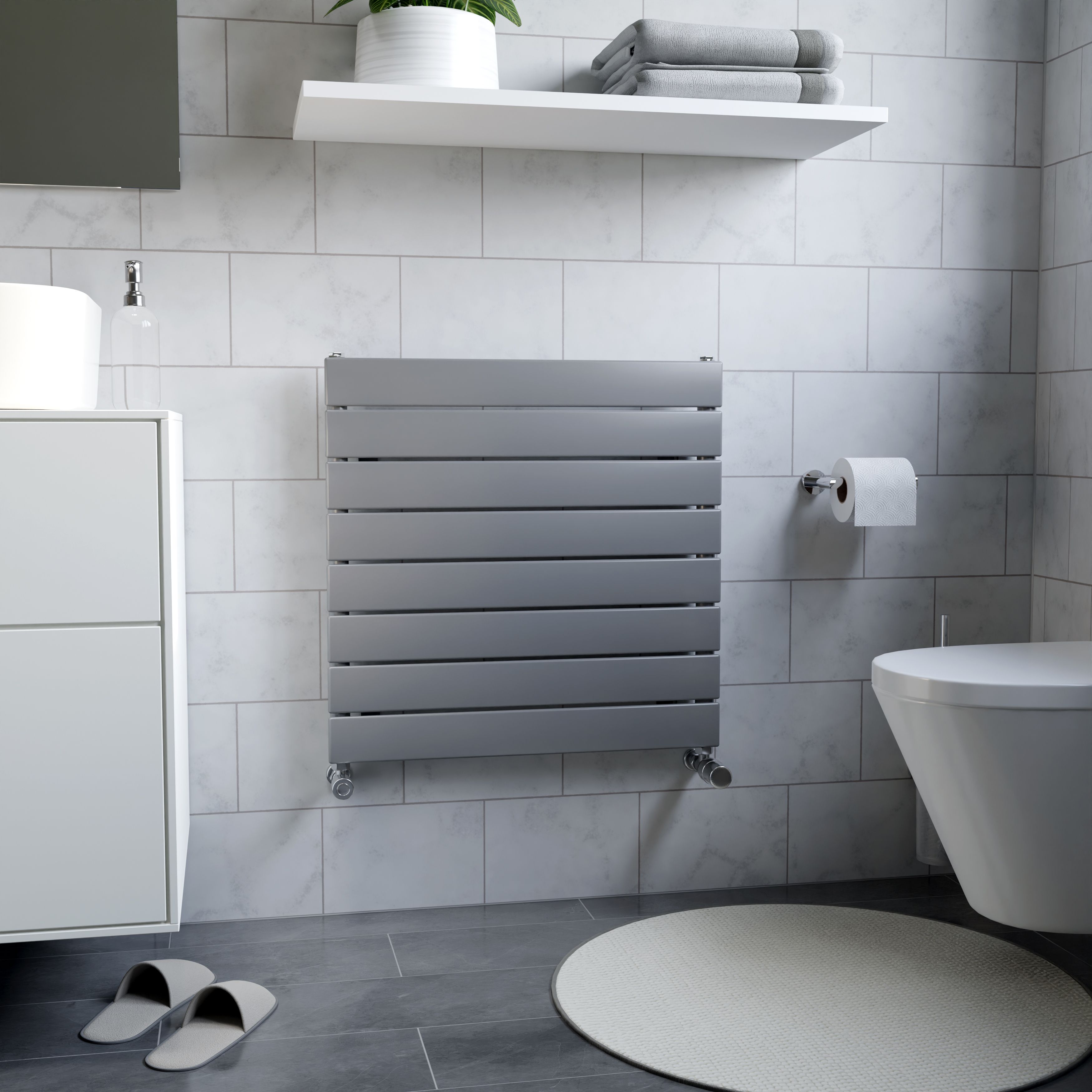 Ximax Vertirad HWH1195600S Gas Horizontal Designer panel Radiator, (W)600mm x (H)595mm